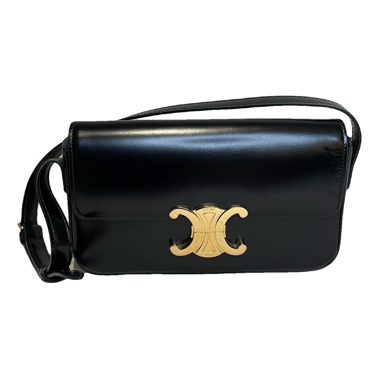 Triomphe Long leather handbag