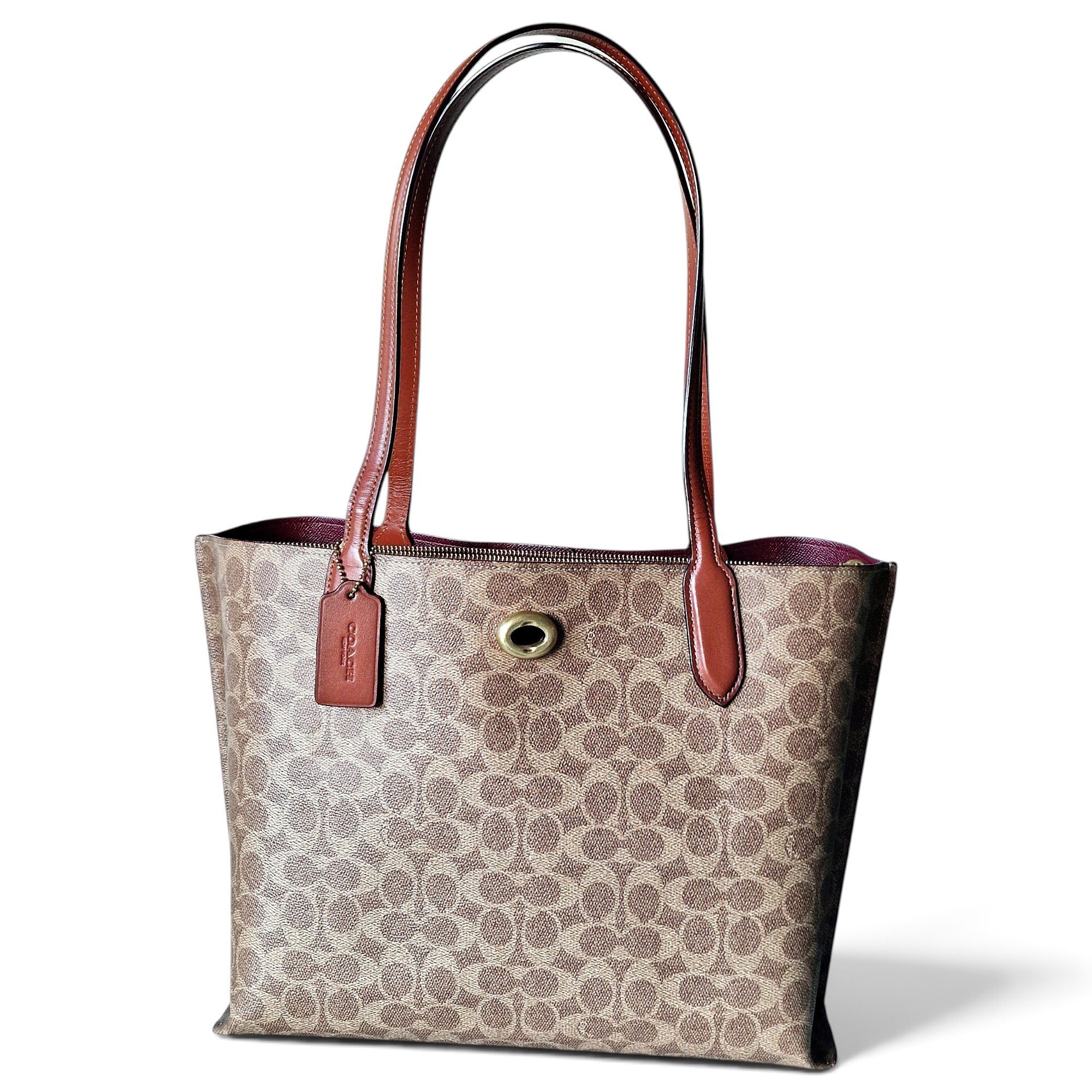 Leather handbag