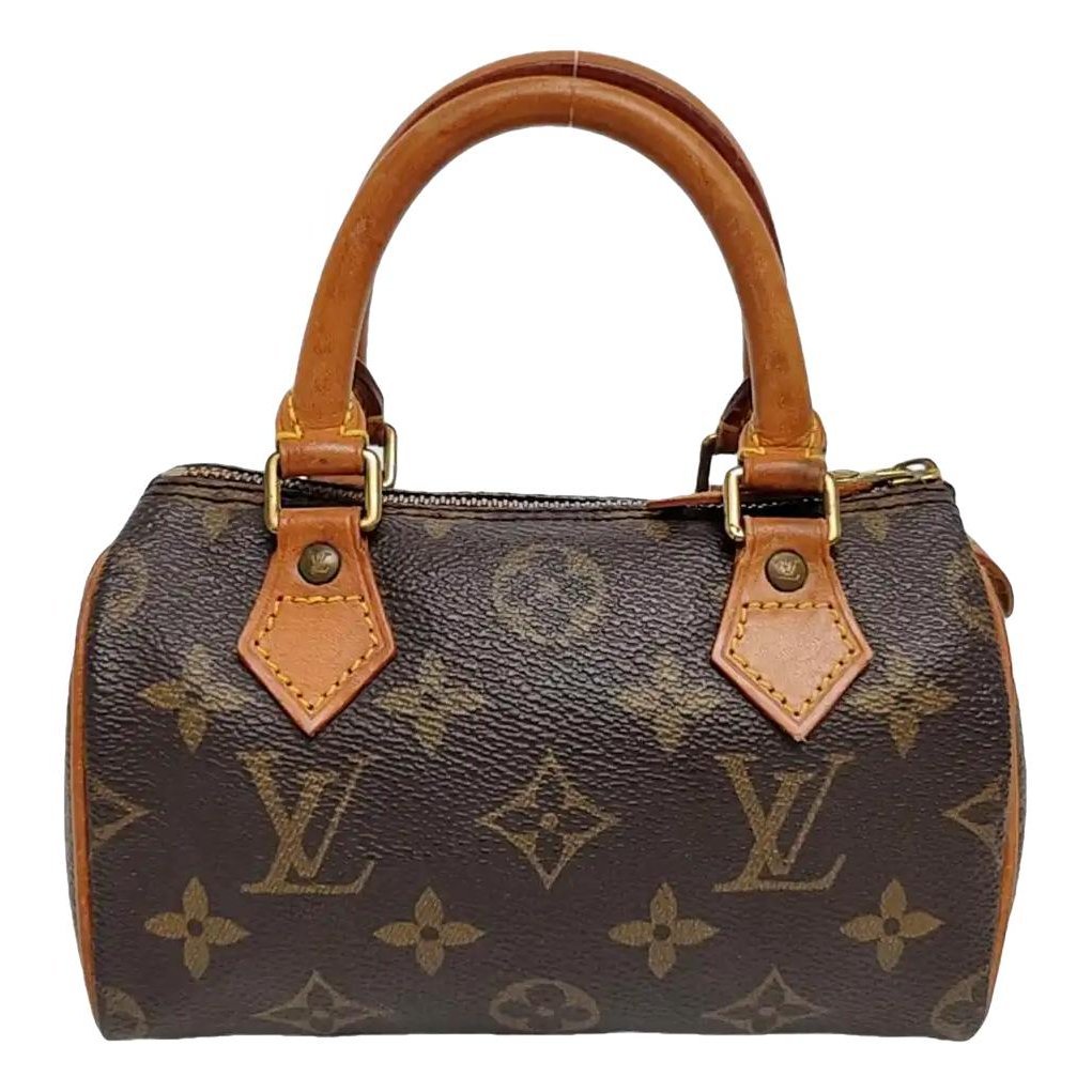 Nano Speedy / Mini HL leather handbag