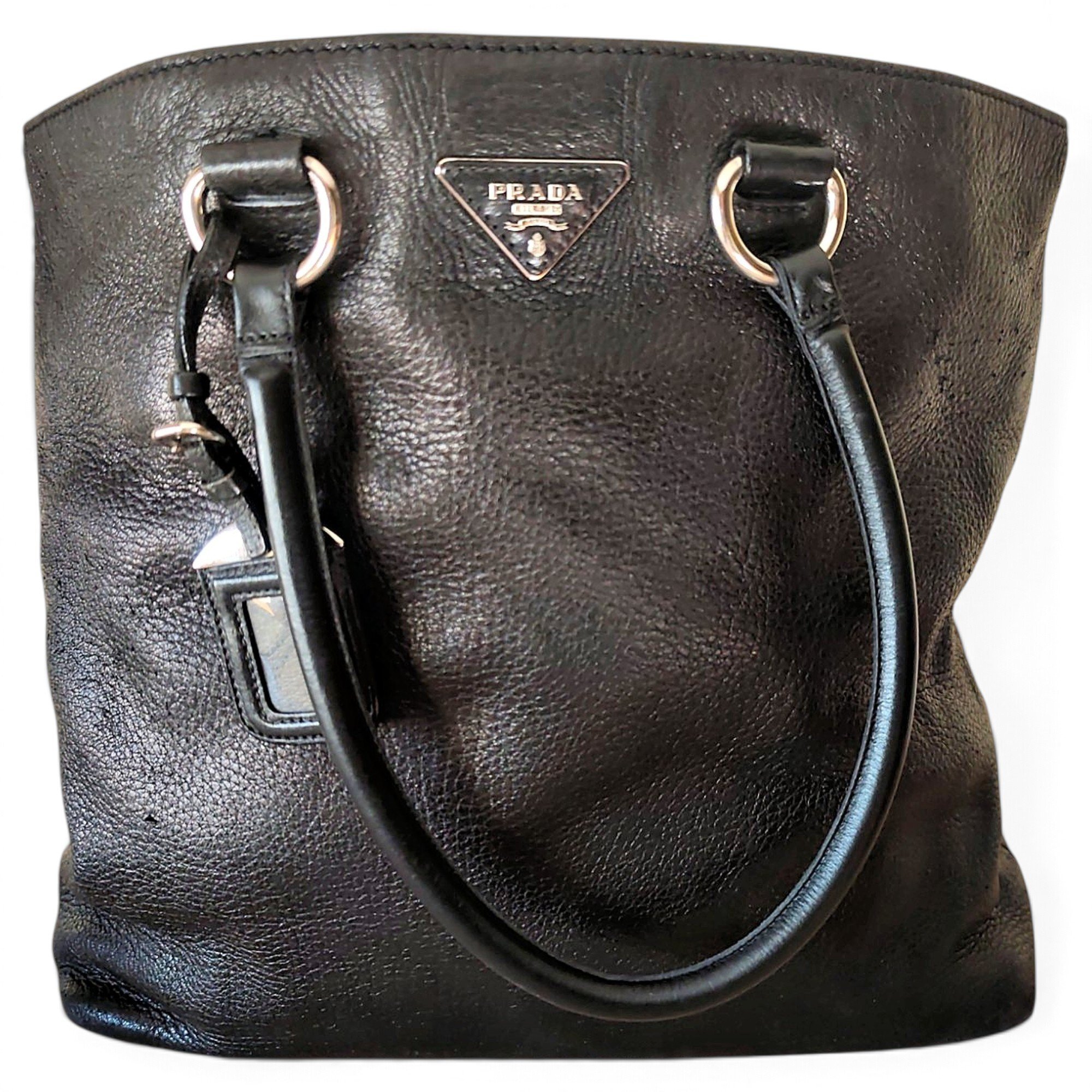 Leather tote
