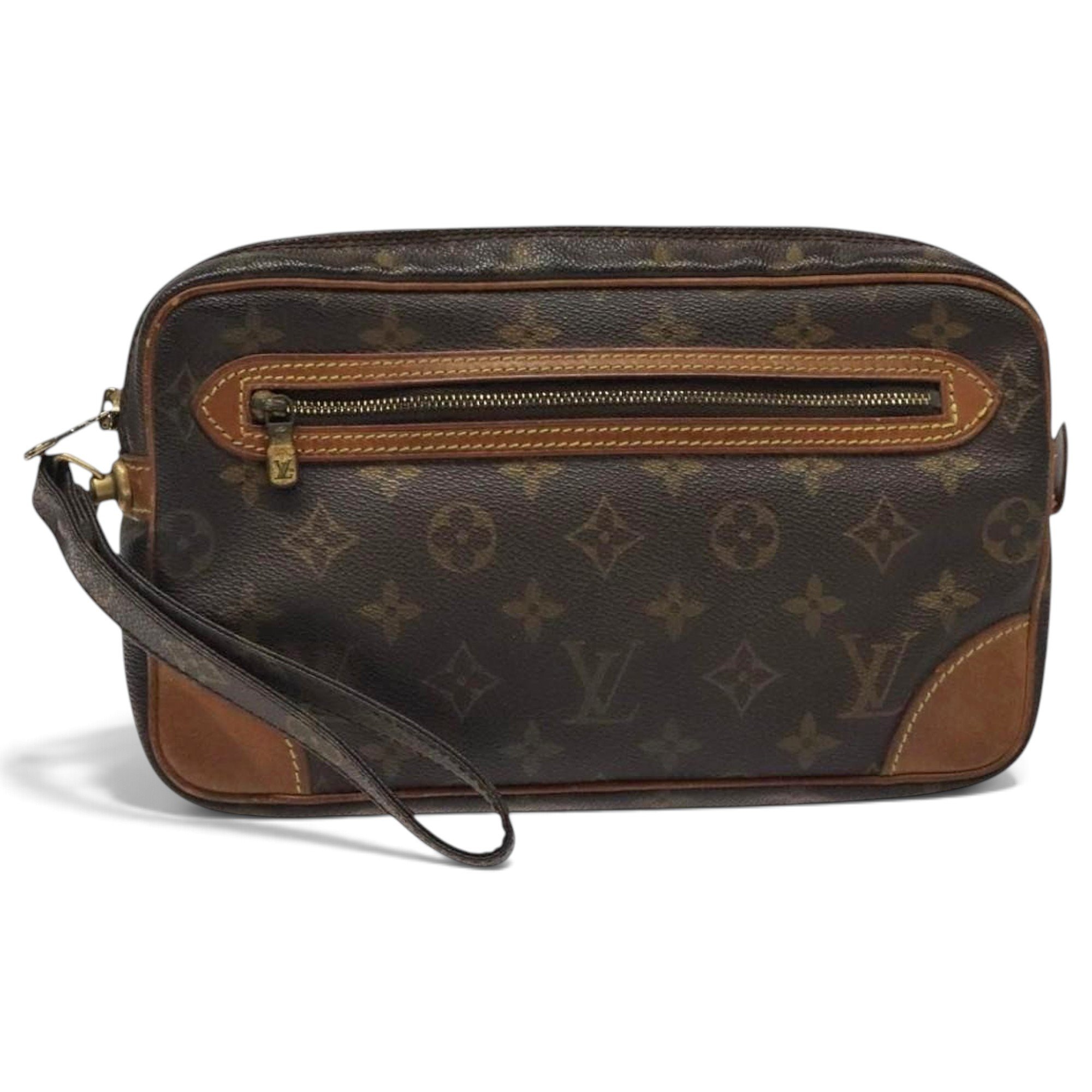 Marly Dragonne leather clutch bag