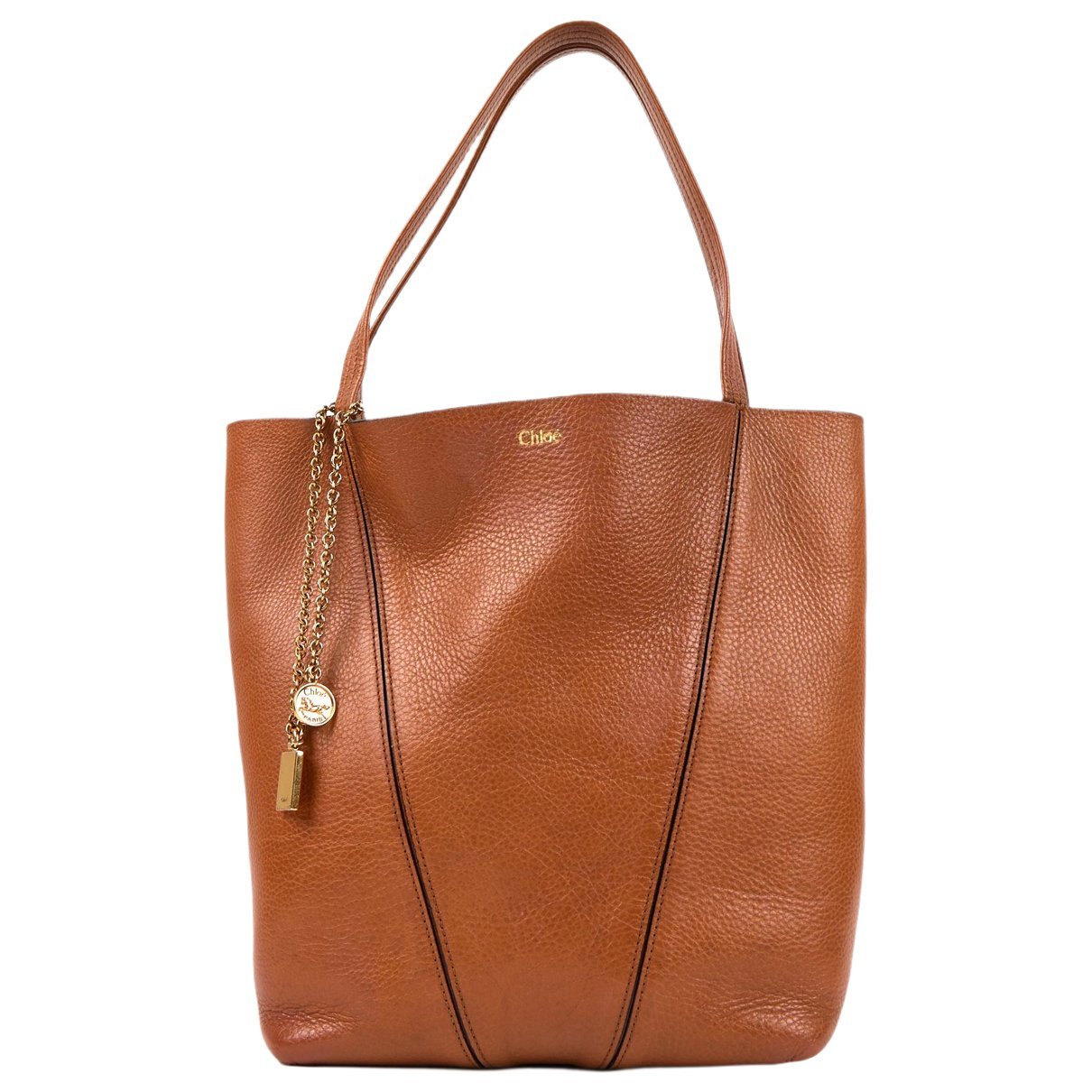 Leather tote