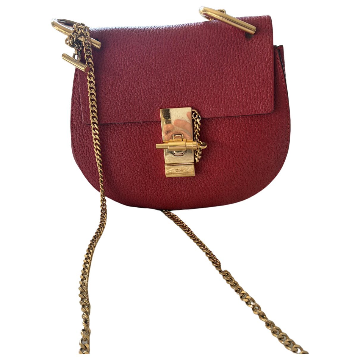 Drew leather crossbody bag