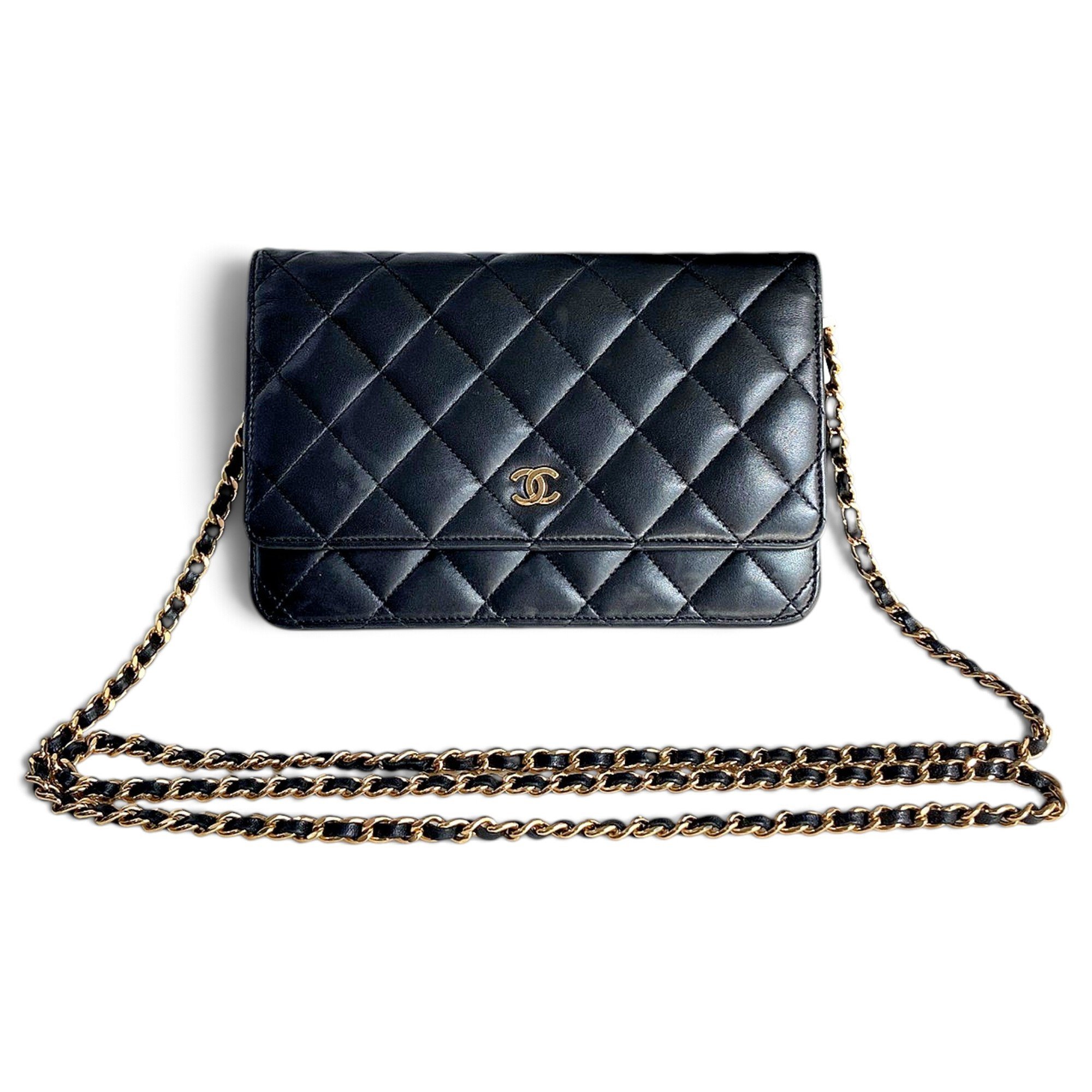 Wallet On Chain Timeless/Classique leather crossbody bag