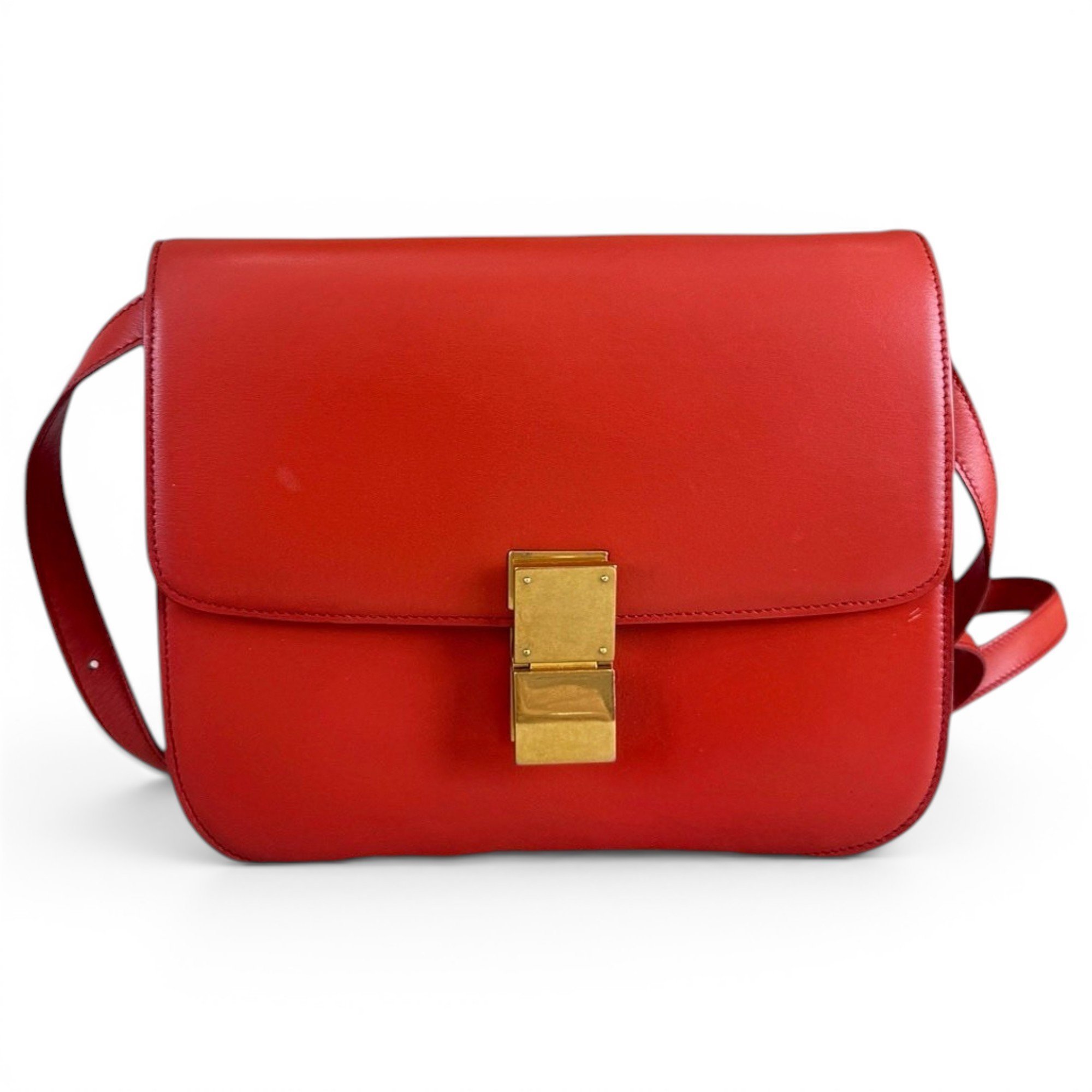 Classic leather handbag