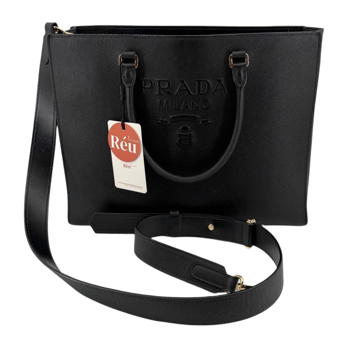 Leather tote