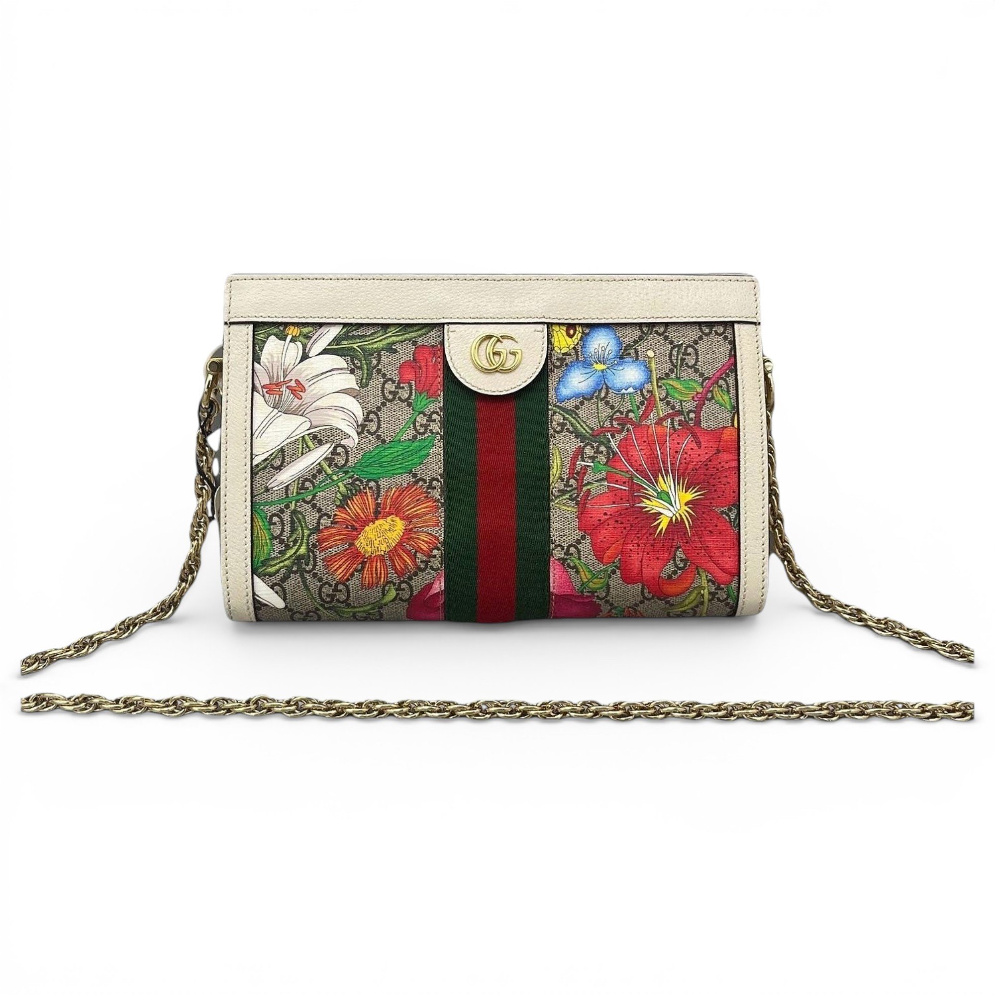 Ophidia Chain cloth handbag