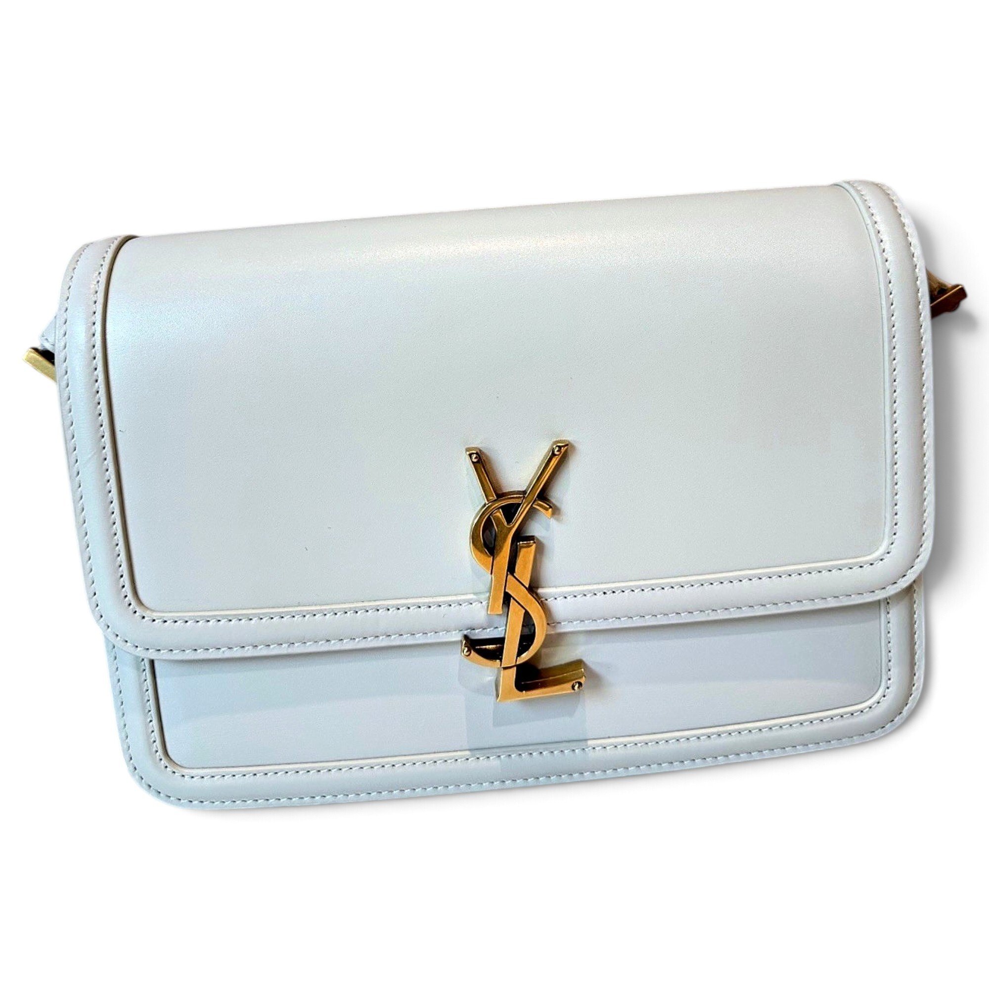 Solférino leather handbag