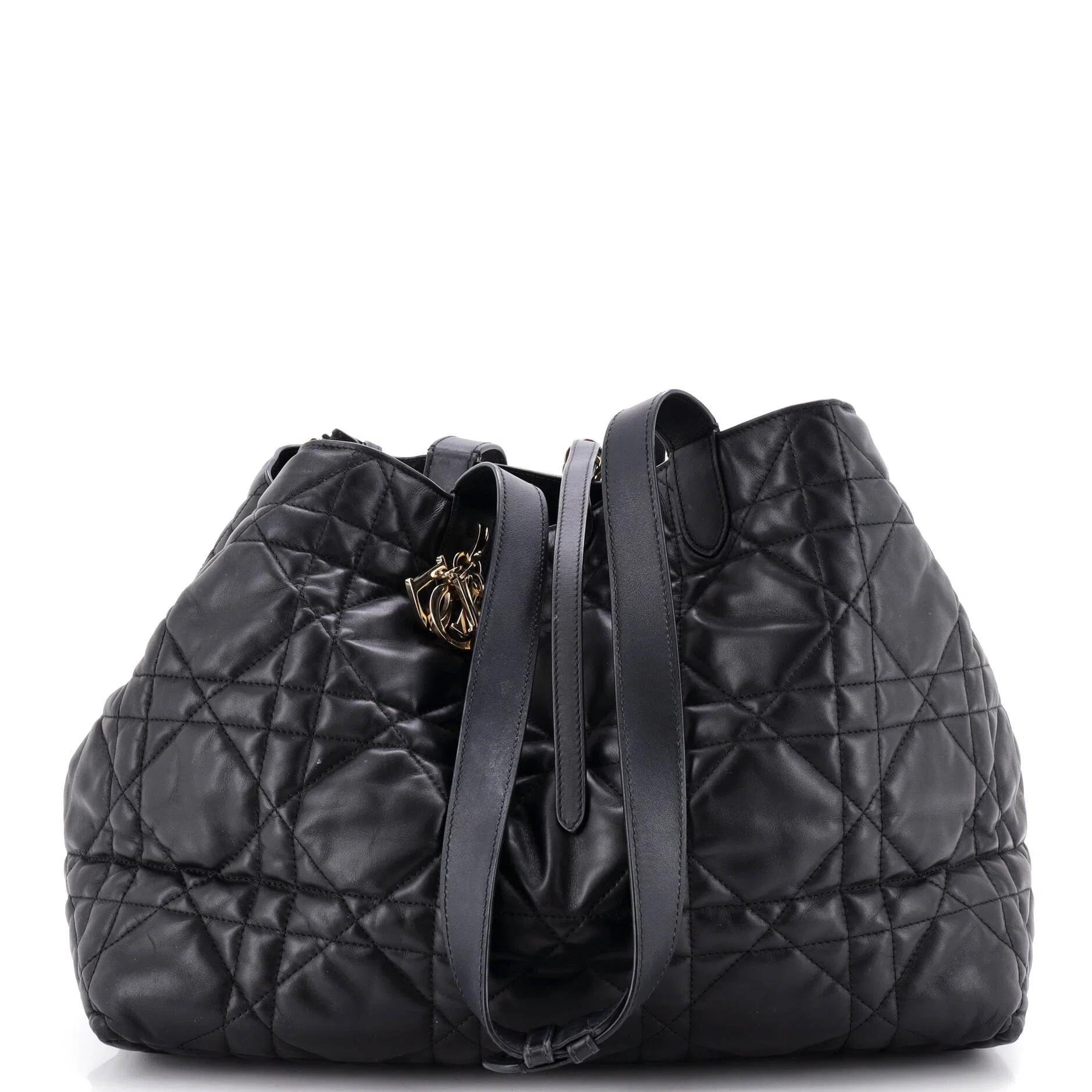 Leather tote