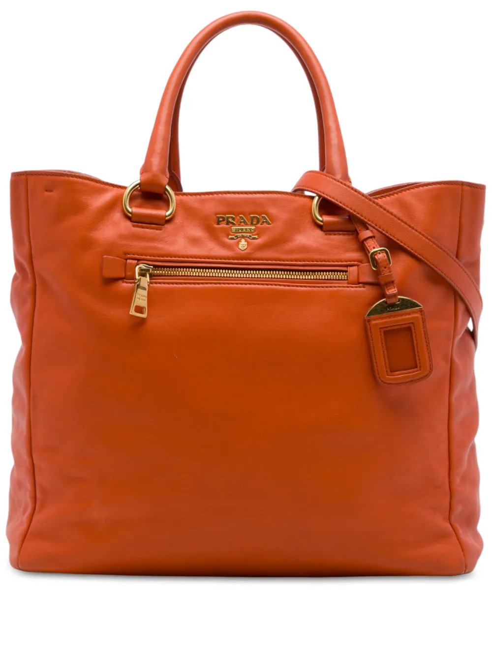 2013-2026 Vitello Daino Front Zip Open Convertible Tote satchel