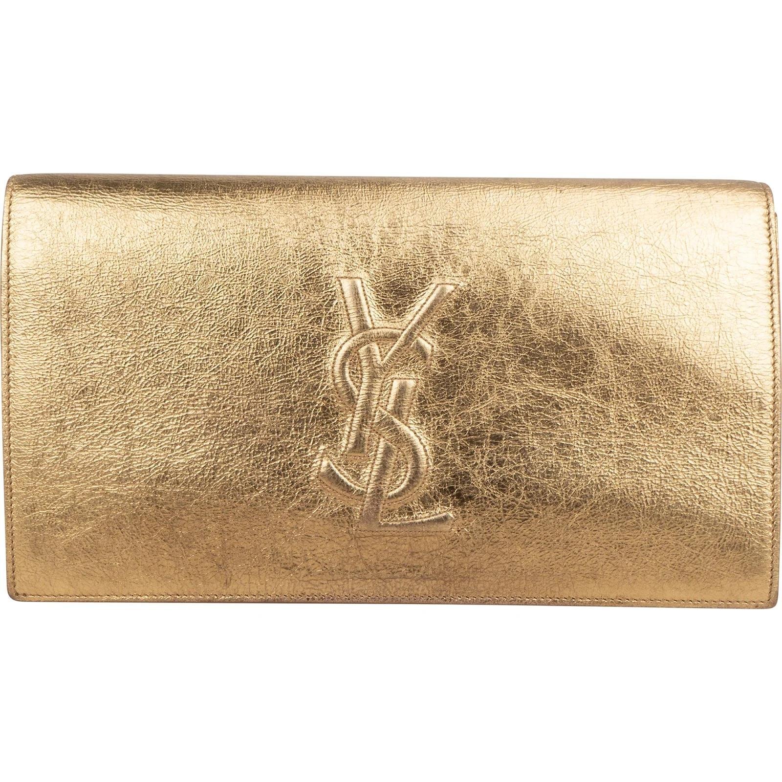 Cassandre leather clutch bag