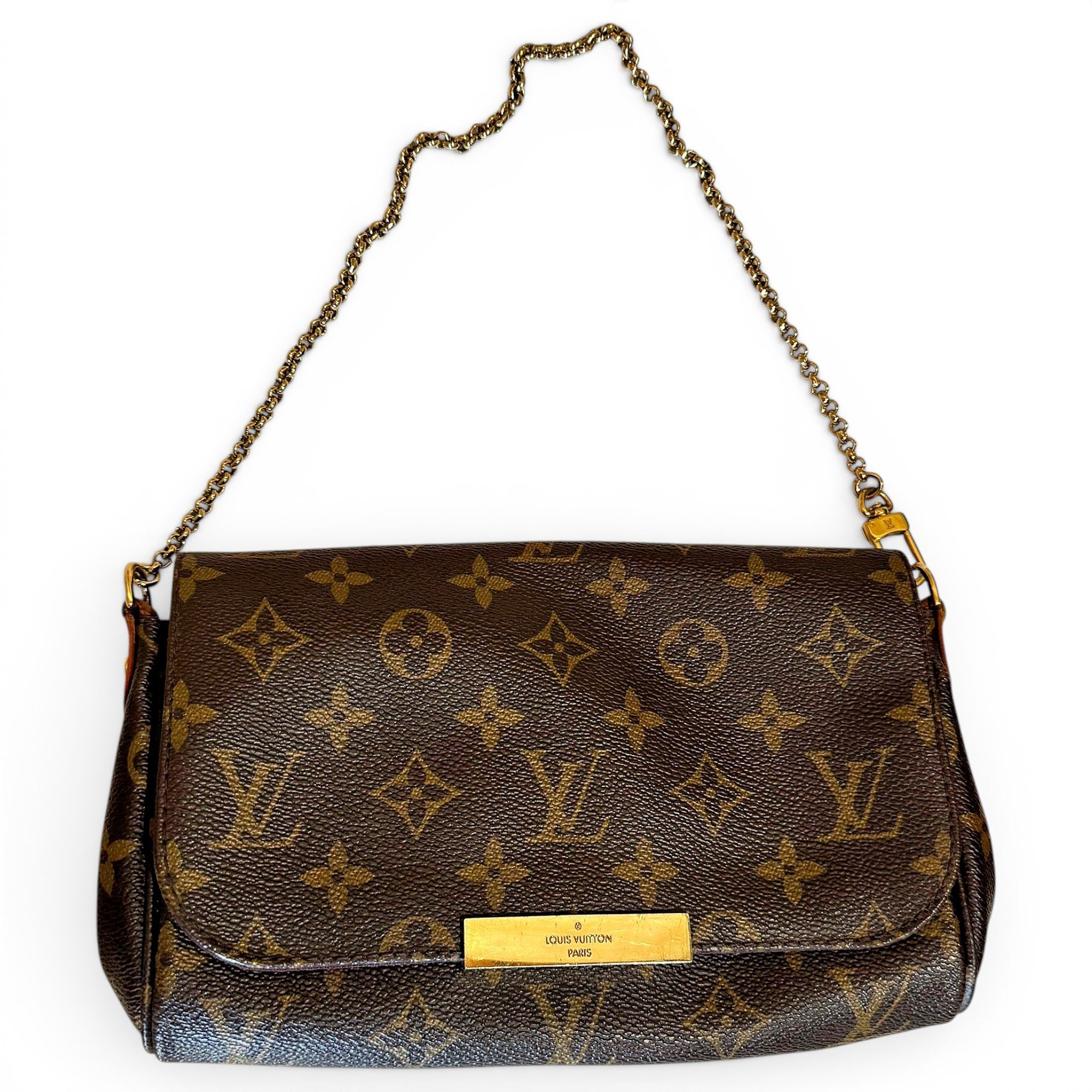 Leather clutch bag