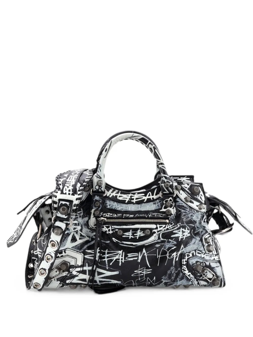 Neo Cagole Graffiti City Bag Leather Medium tote bag