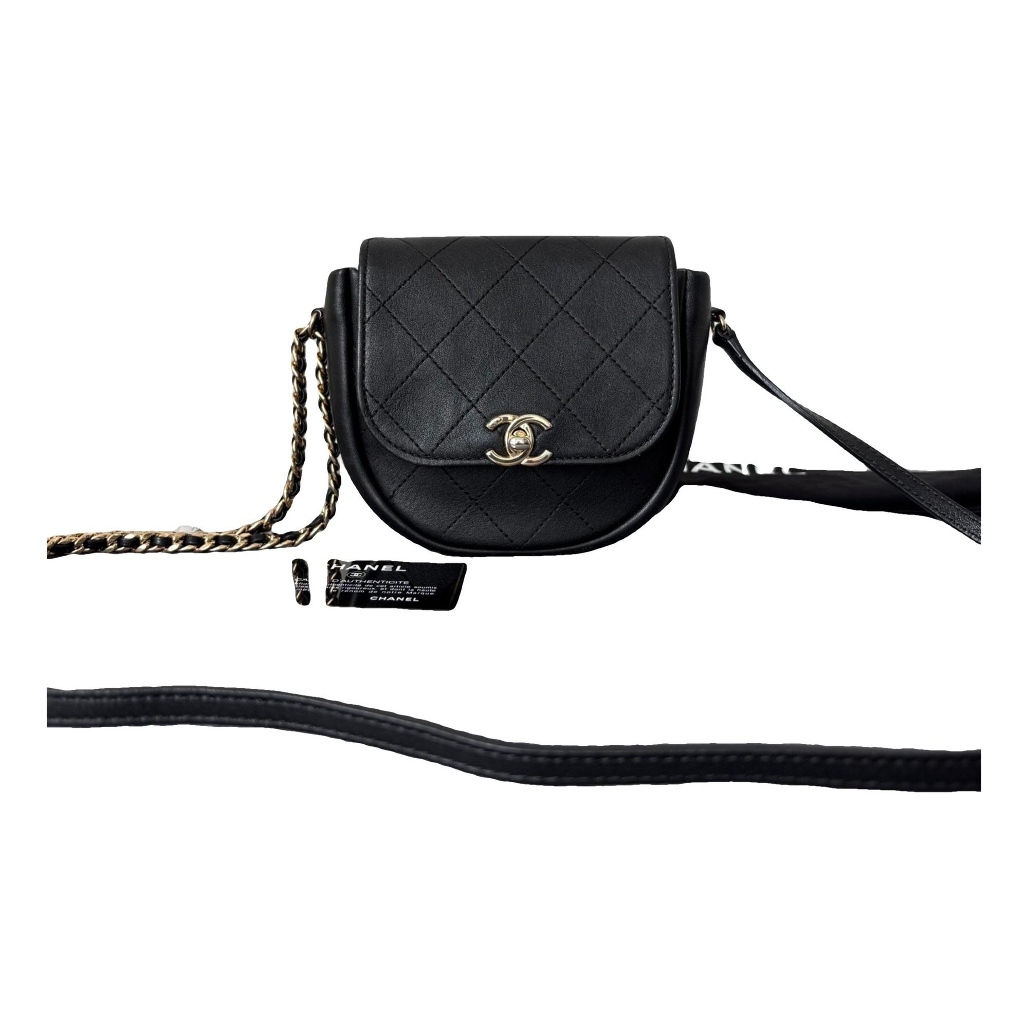 Coco Luxe leather handbag
