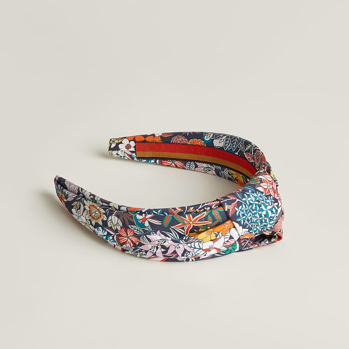 Navy Knot Bloom Headband