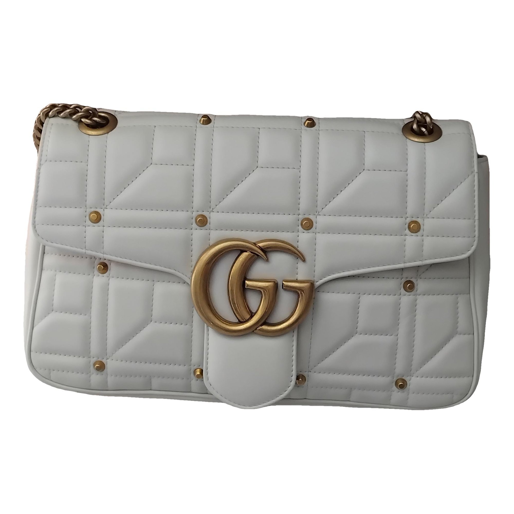 GG Marmont Flap leather handbag