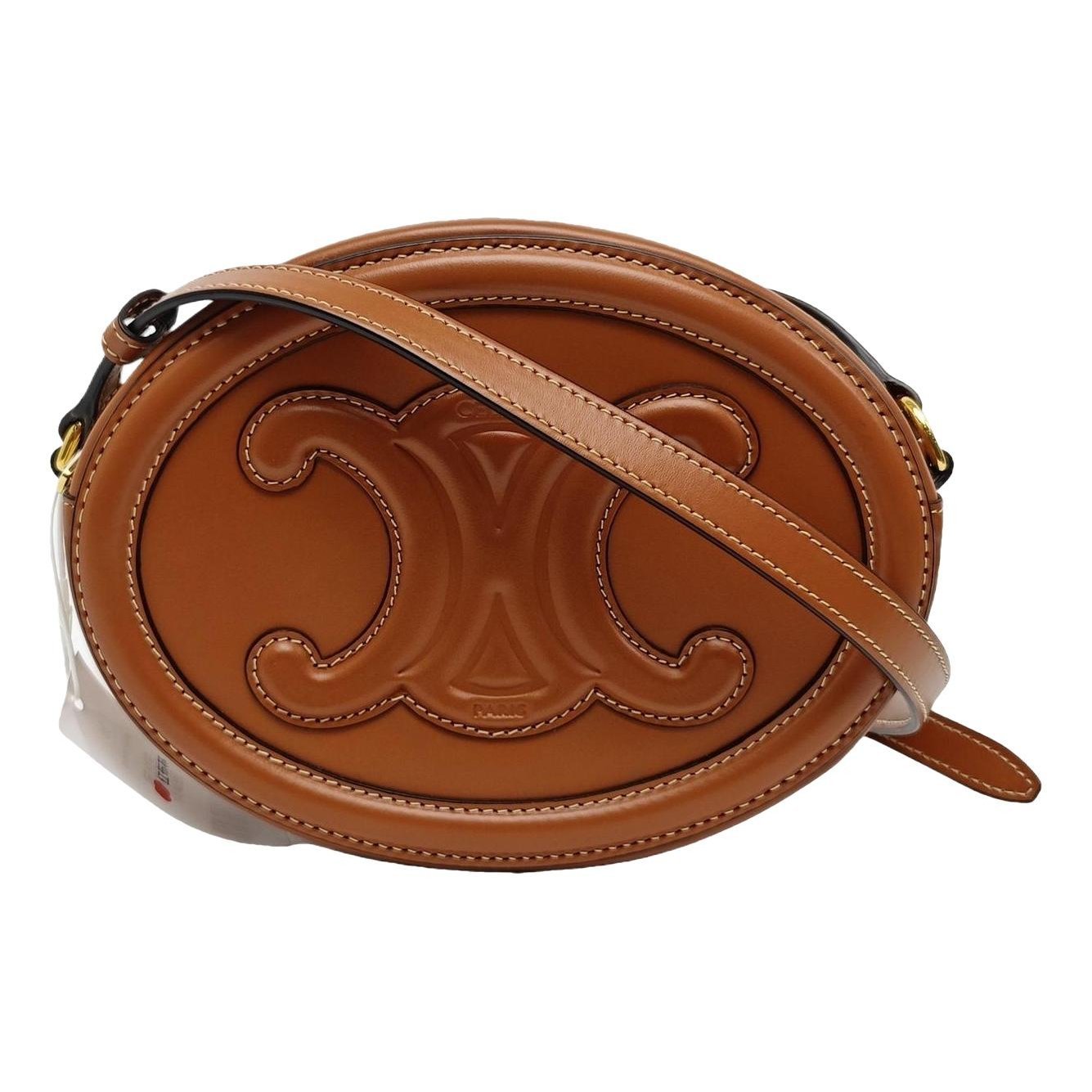 Triomphe leather handbag