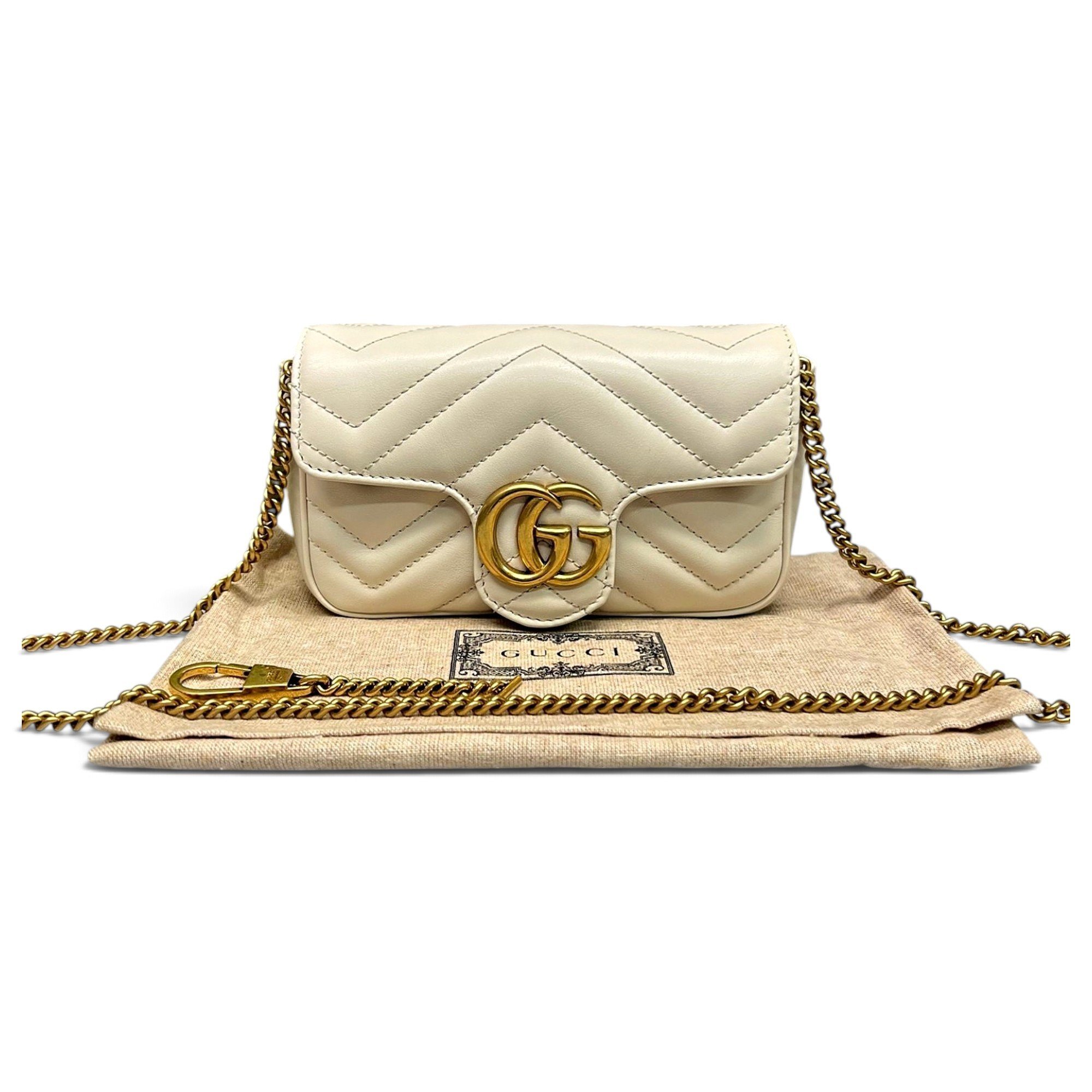 GG Marmont Flap leather handbag