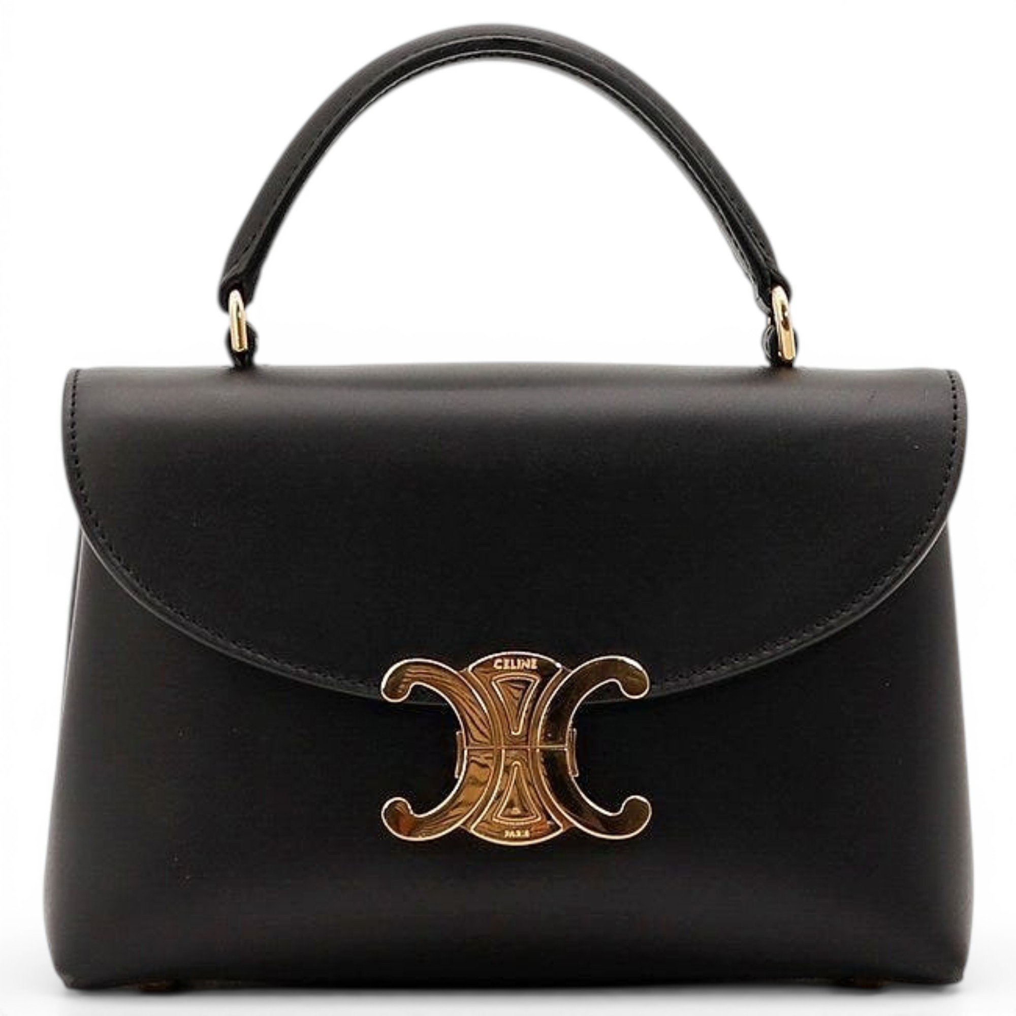 Triomphe leather handbag