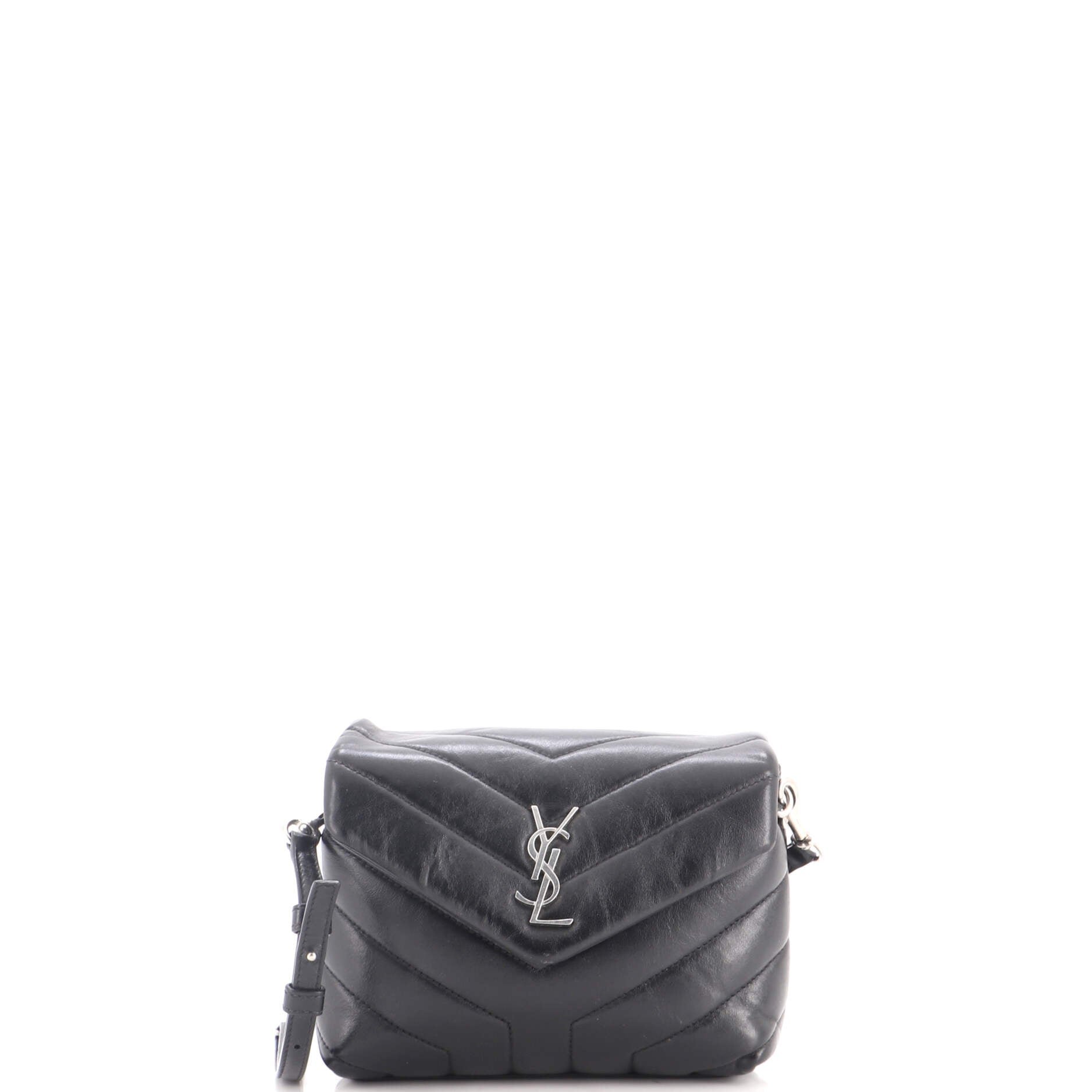 Loulou Shoulder Bag Matelasse Chevron Leather Toy