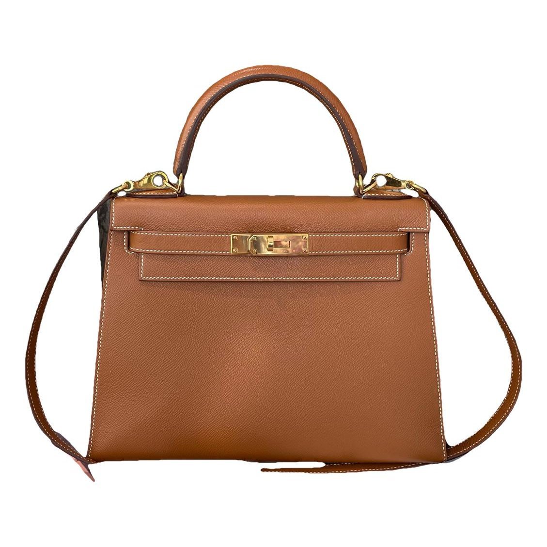 Kelly 28 leather handbag