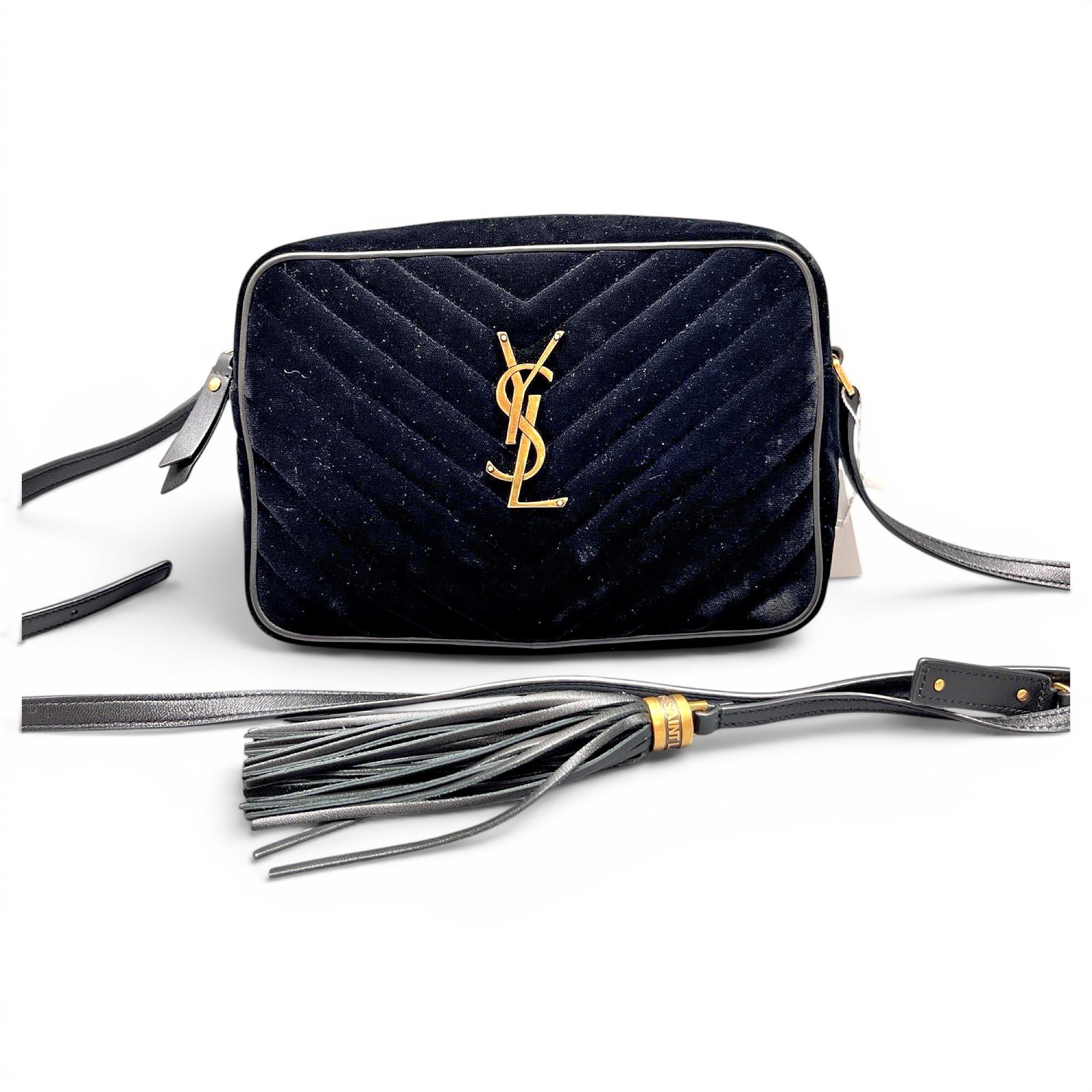 Lou velvet crossbody bag