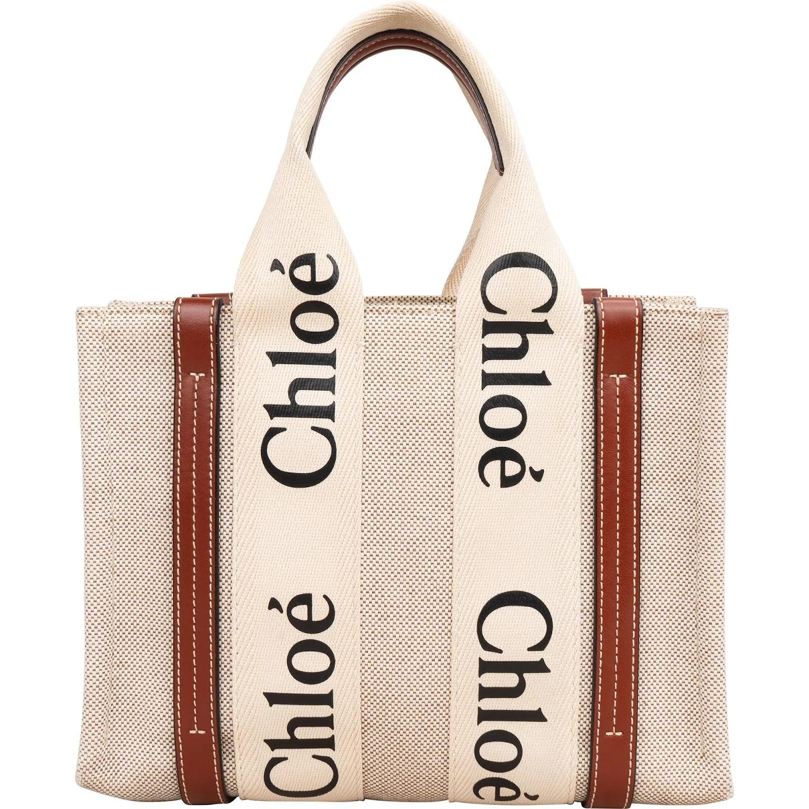 Woody leather handbag