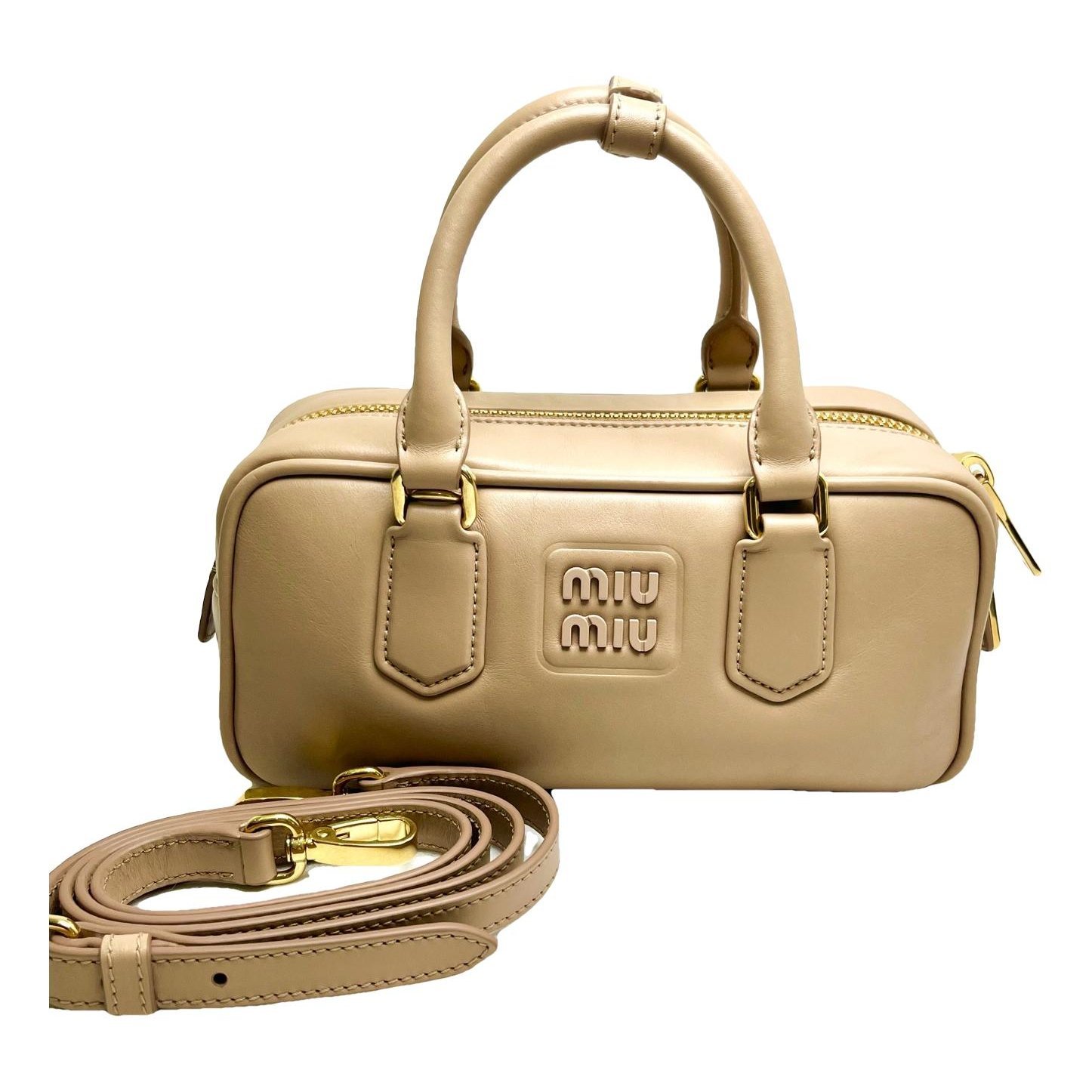 Arcadie leather handbag