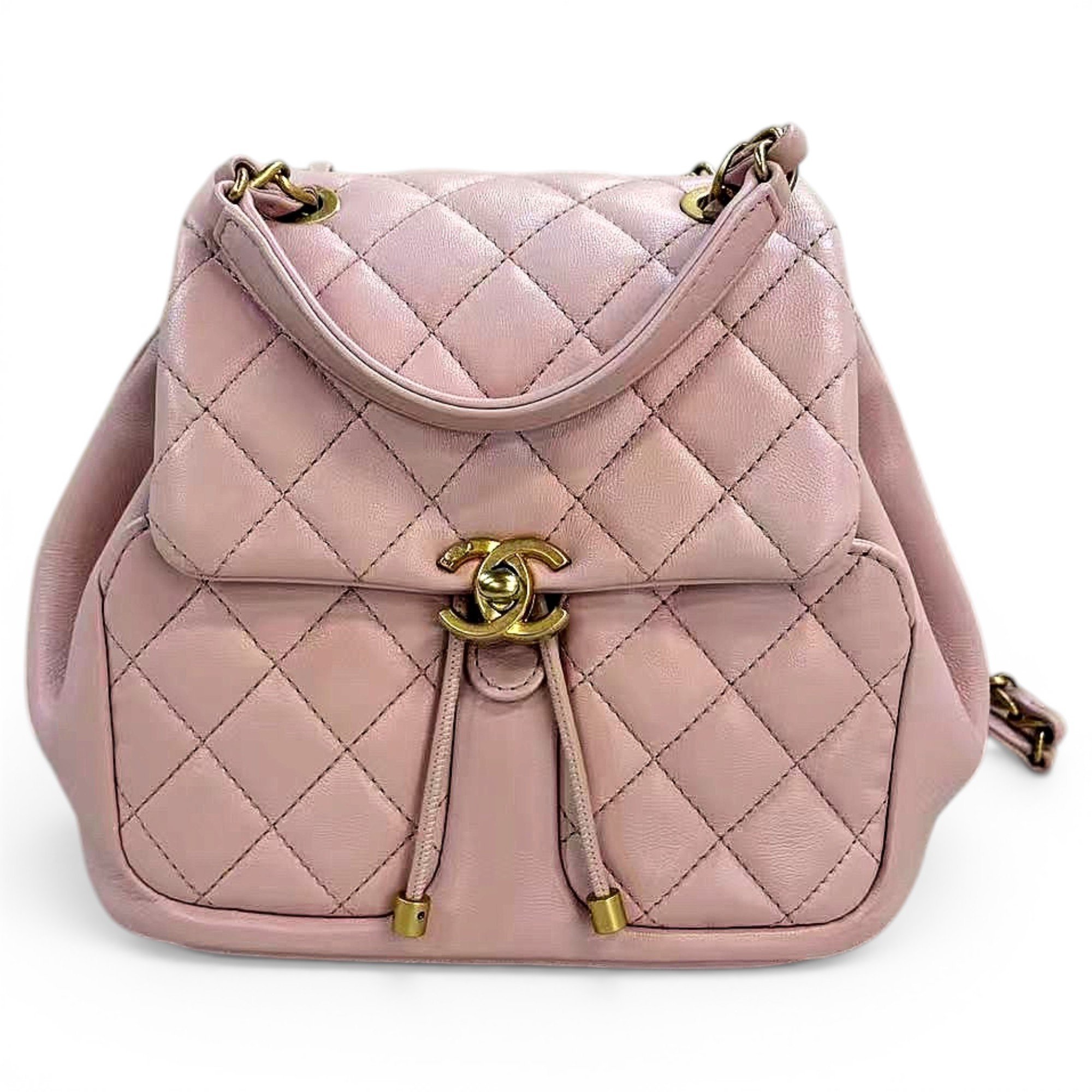 Leather backpack