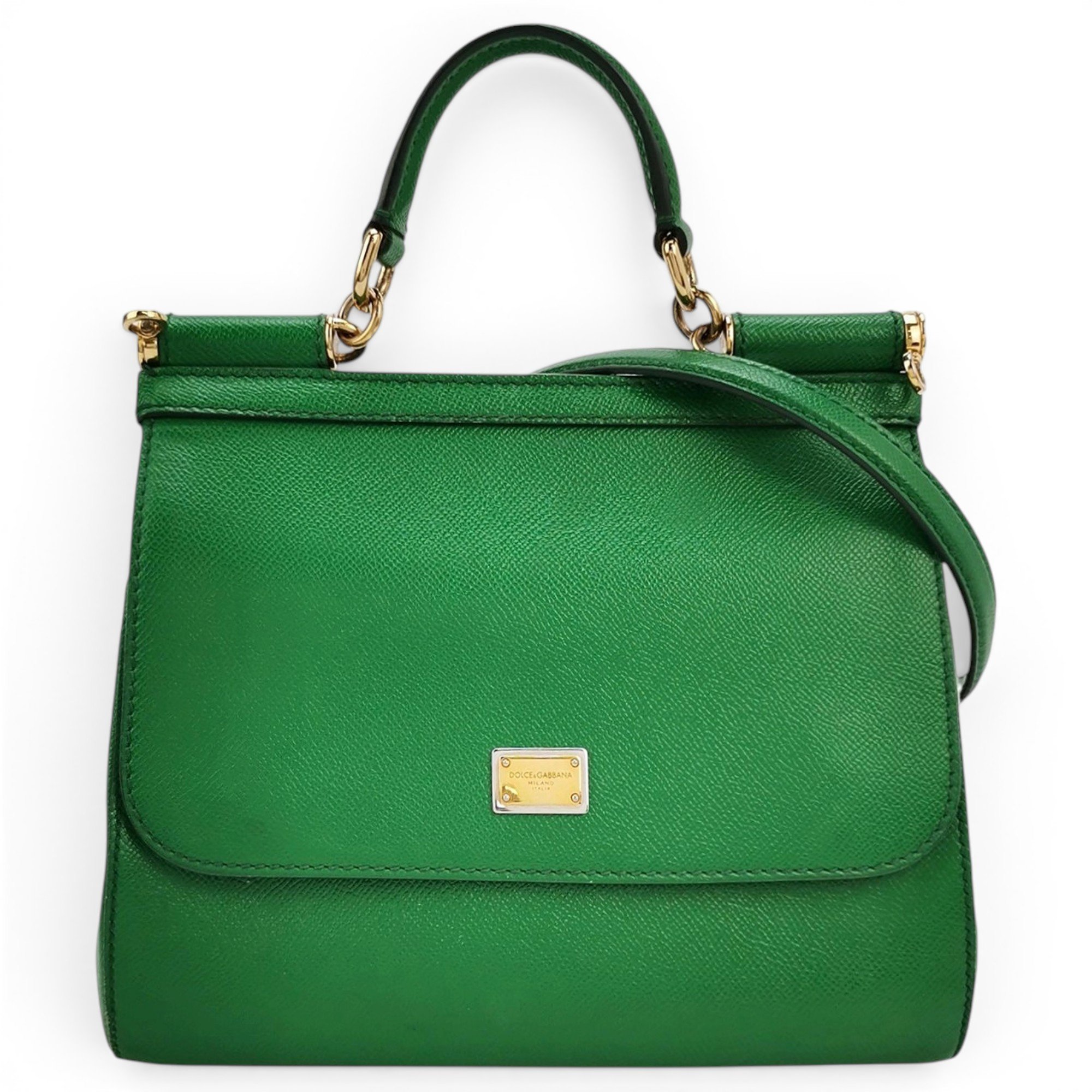 Dolce & Gabbana Sicily leather handbag