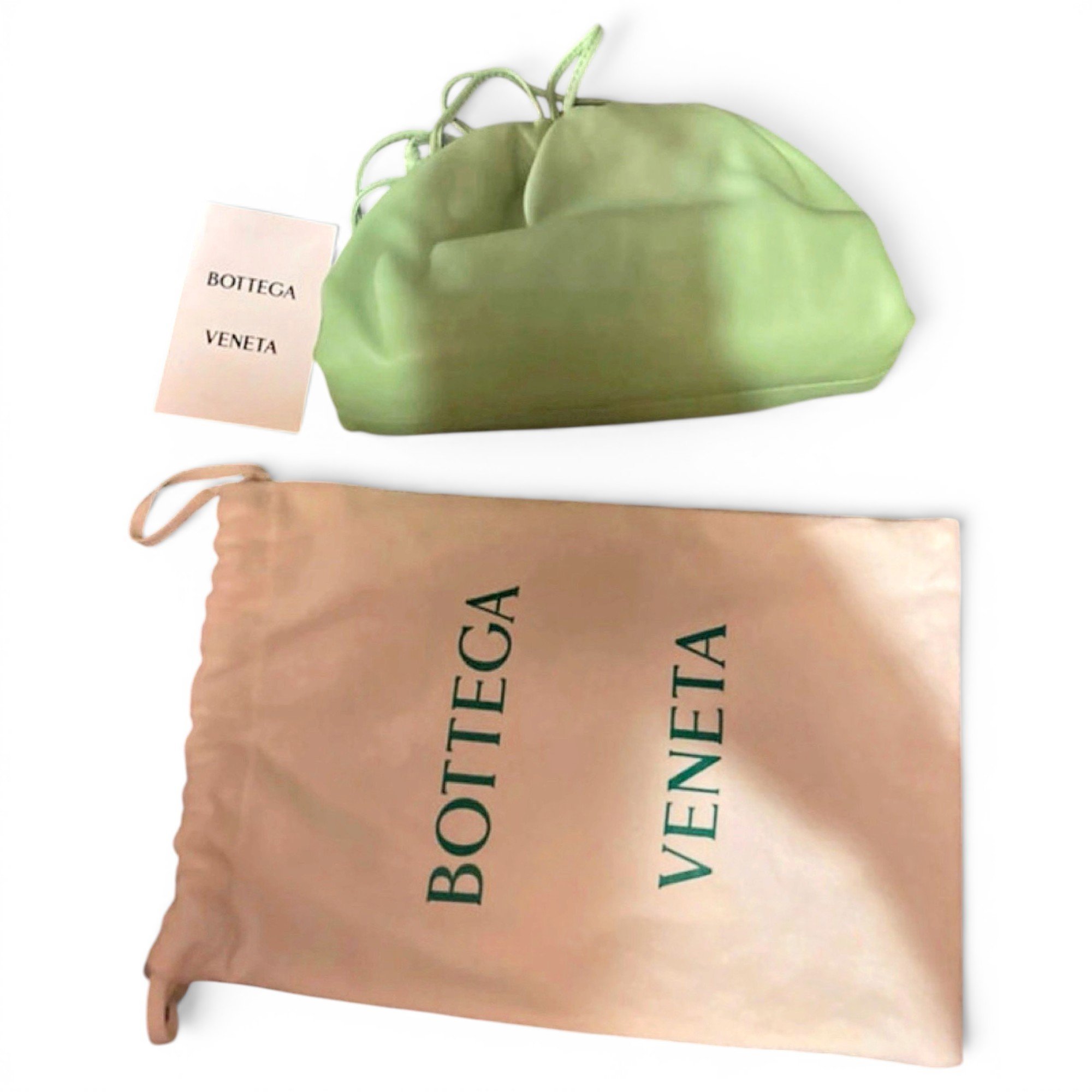 Pouch leather handbag