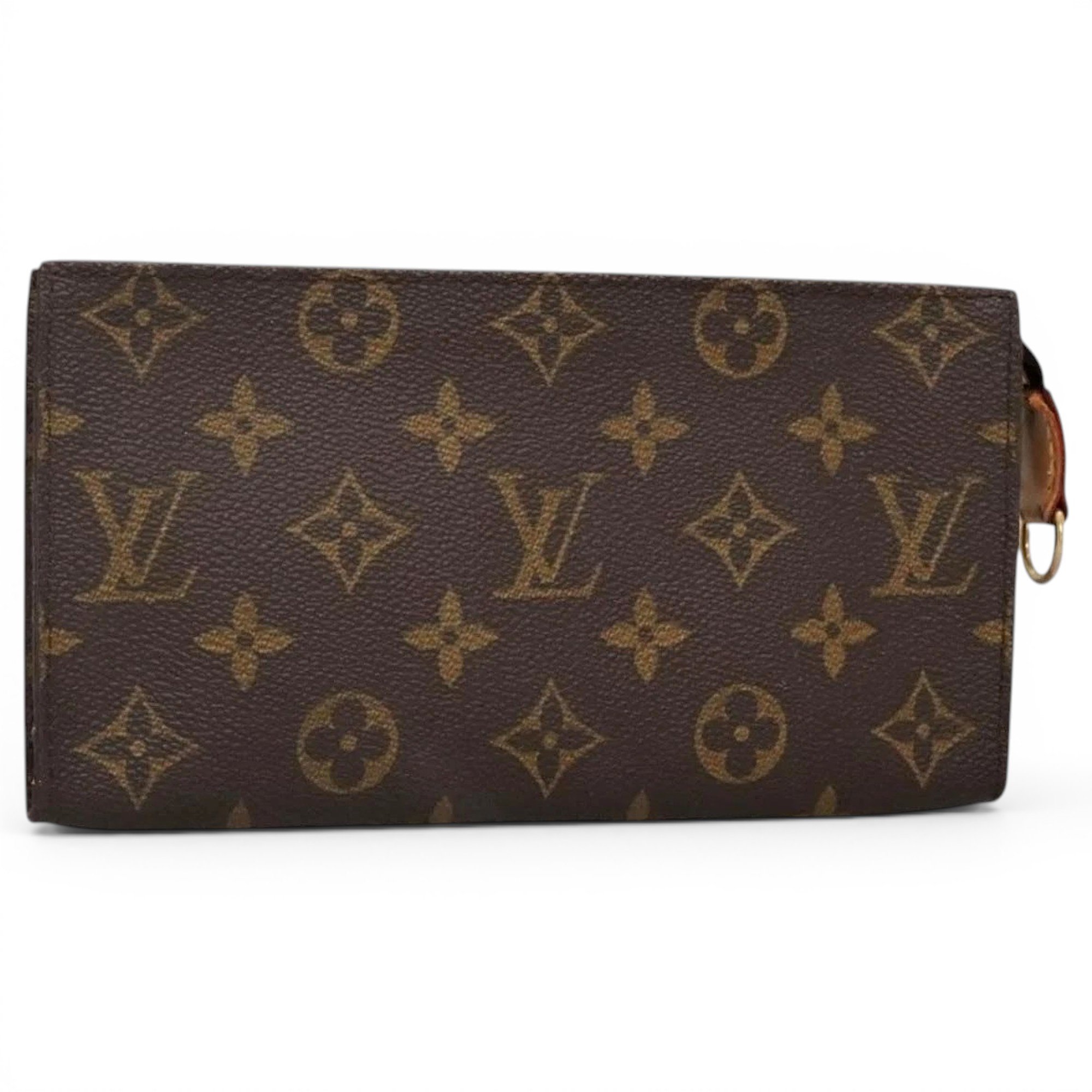 Leather clutch bag