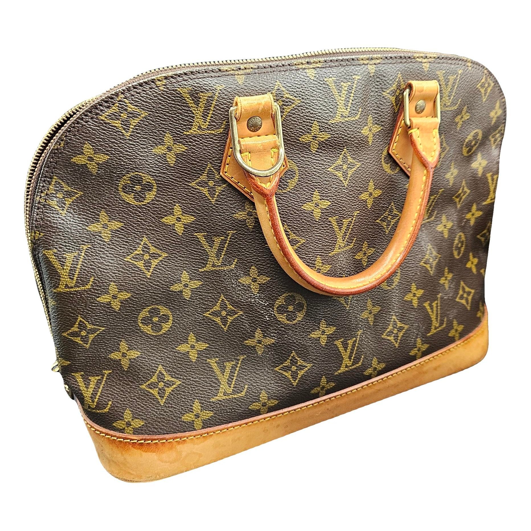 Alma leather handbag