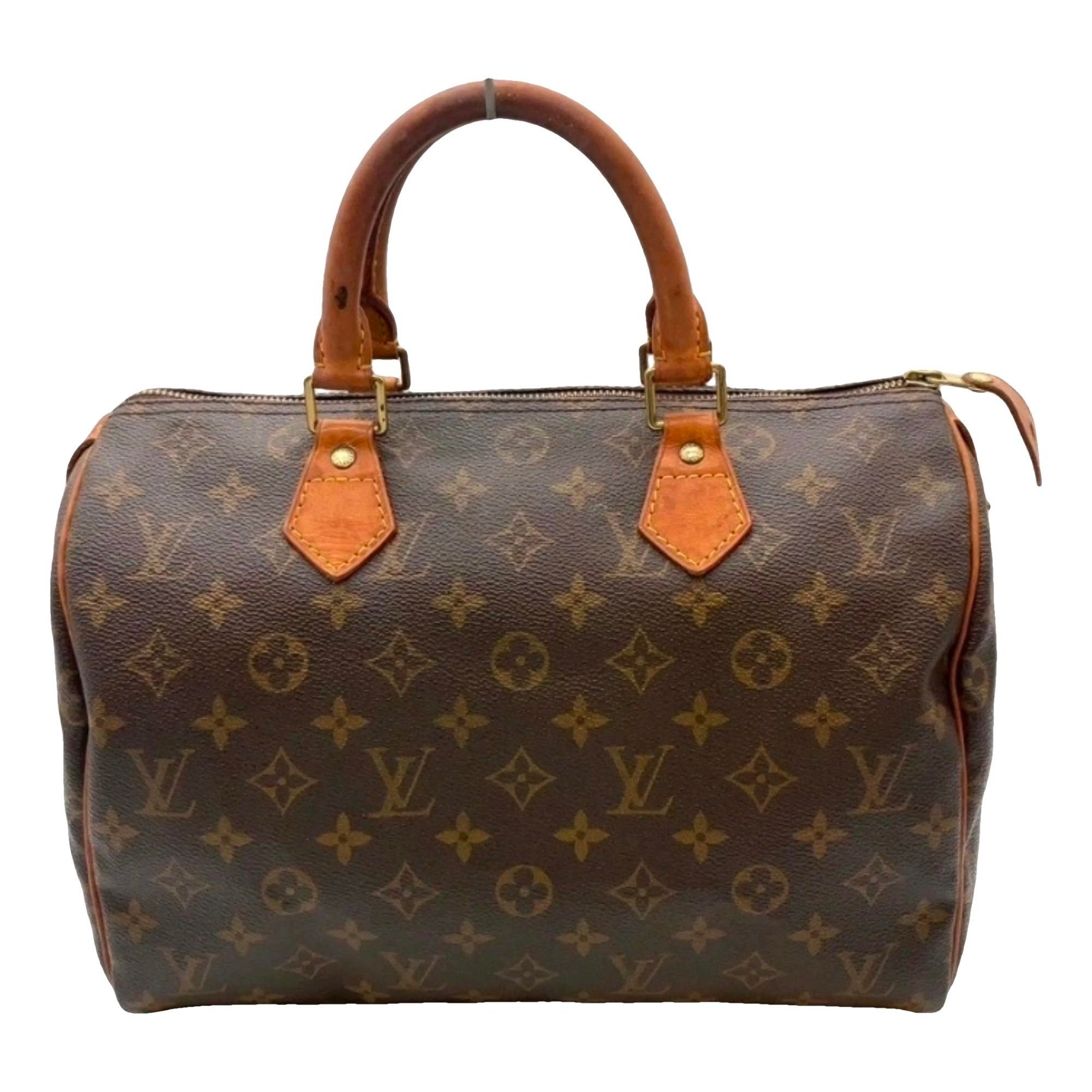 Speedy leather handbag