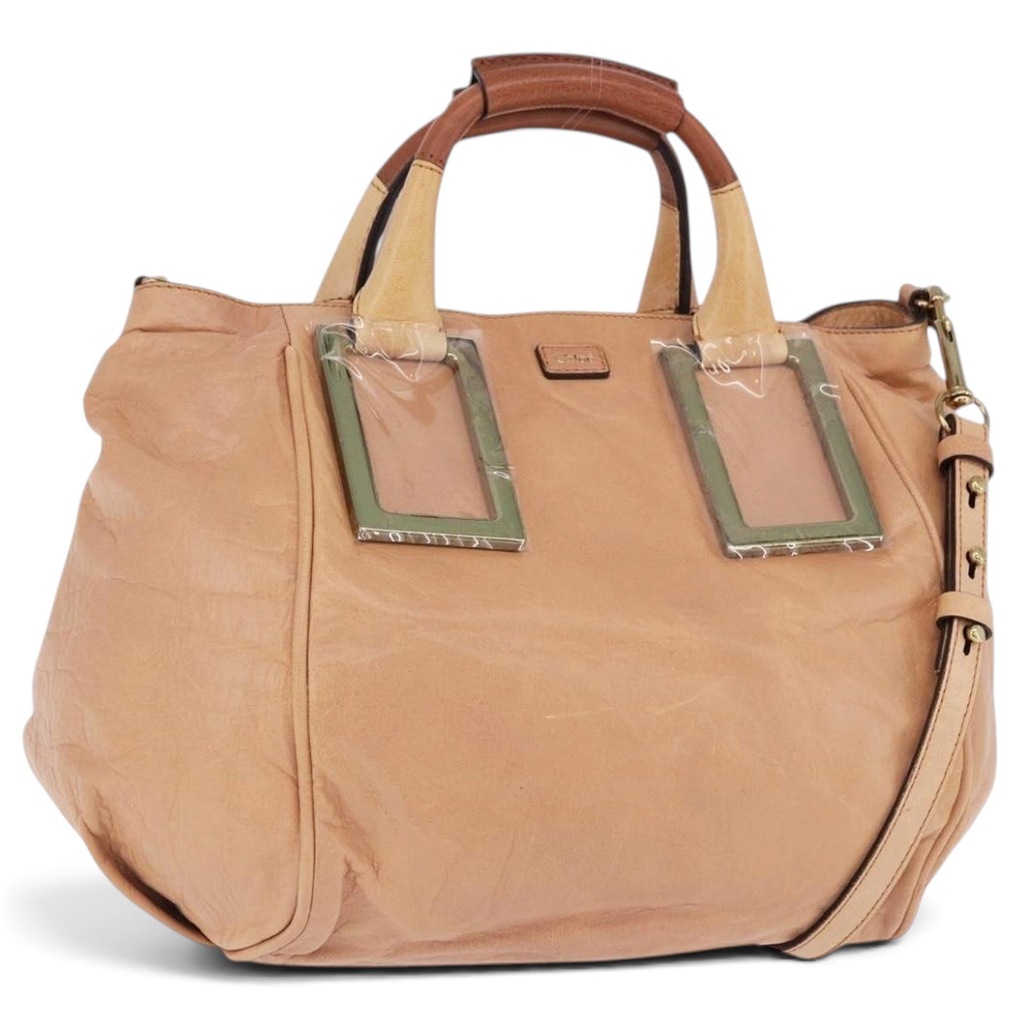 C leather handbag