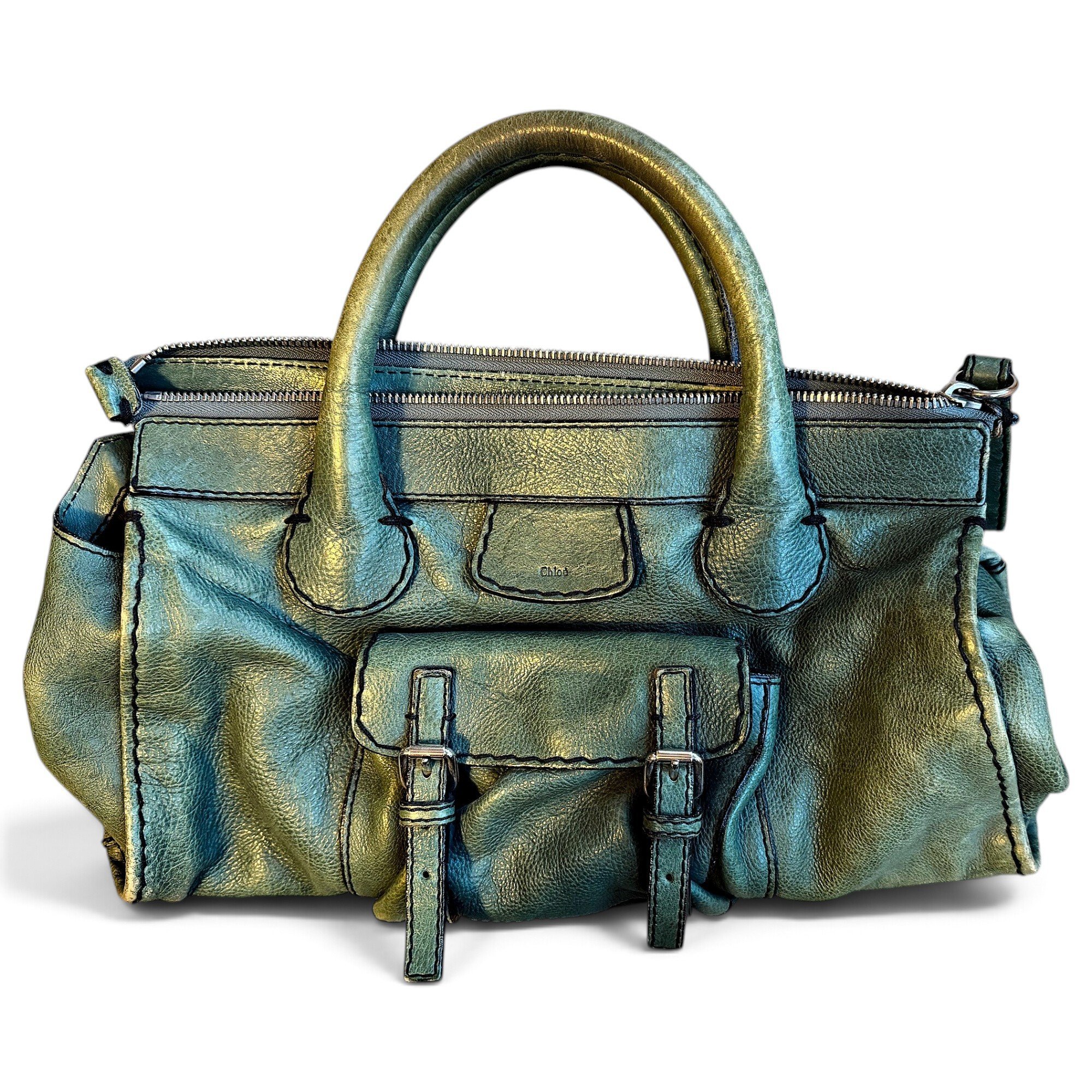 Paddington, Pocket leather handbag