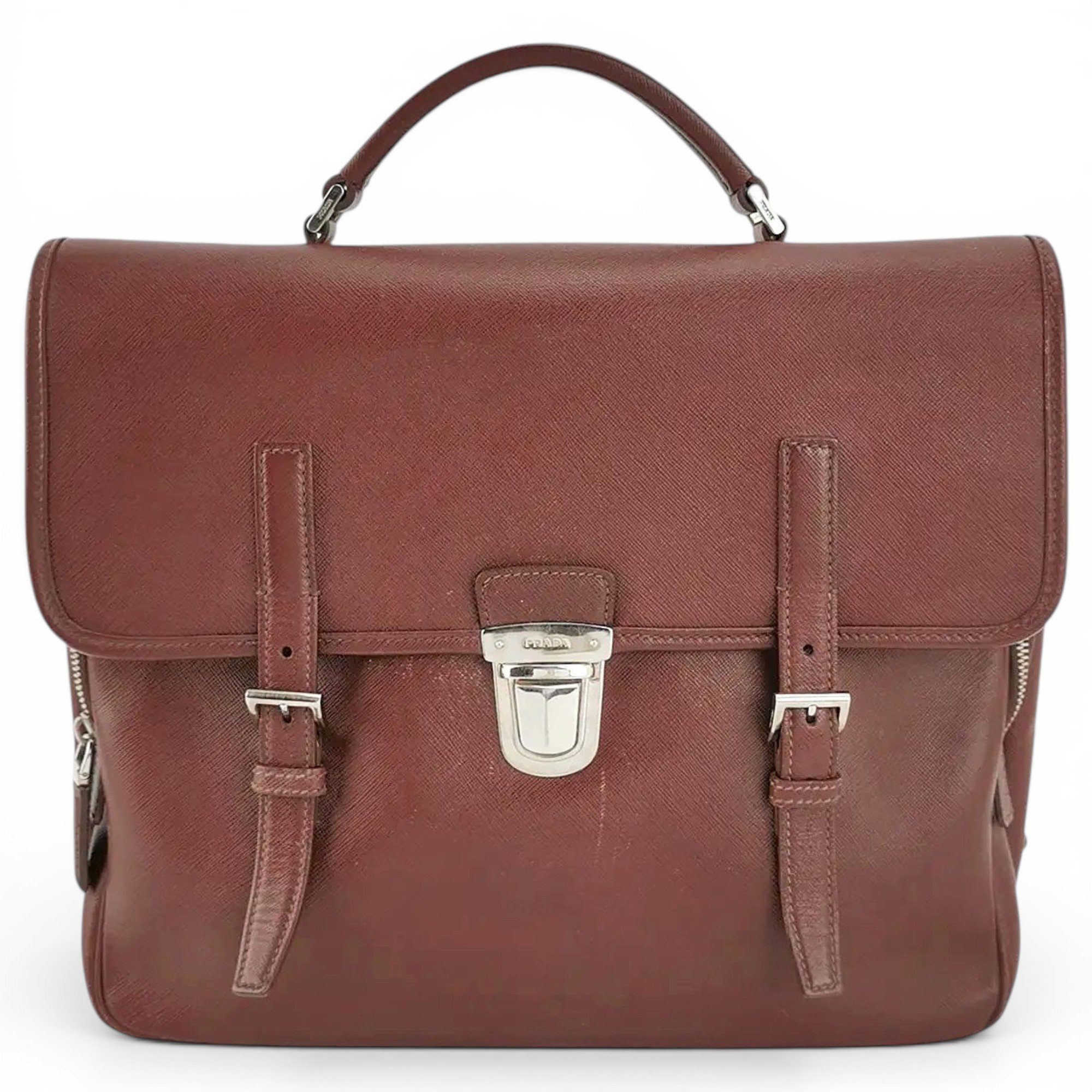 Leather handbag