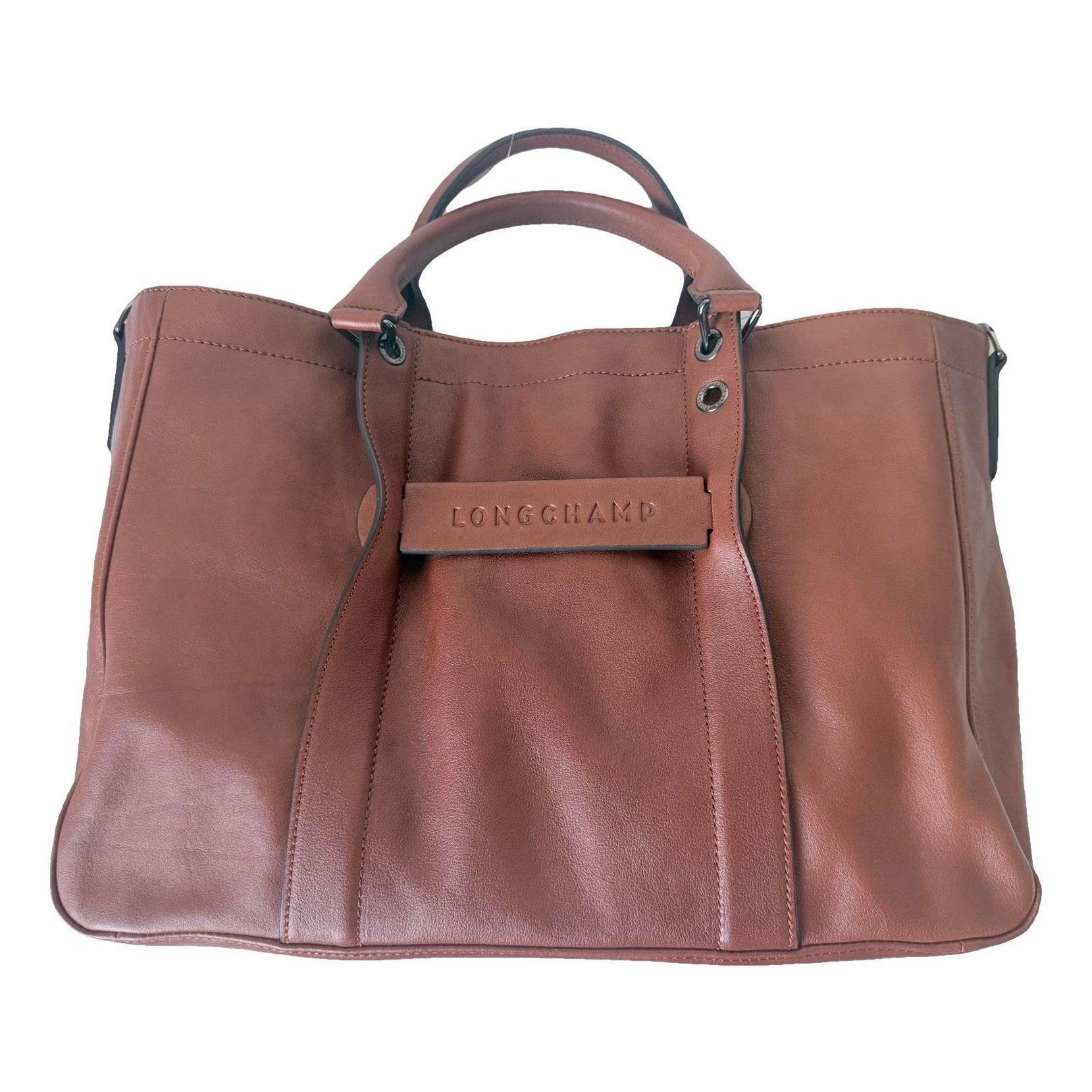 3D leather handbag