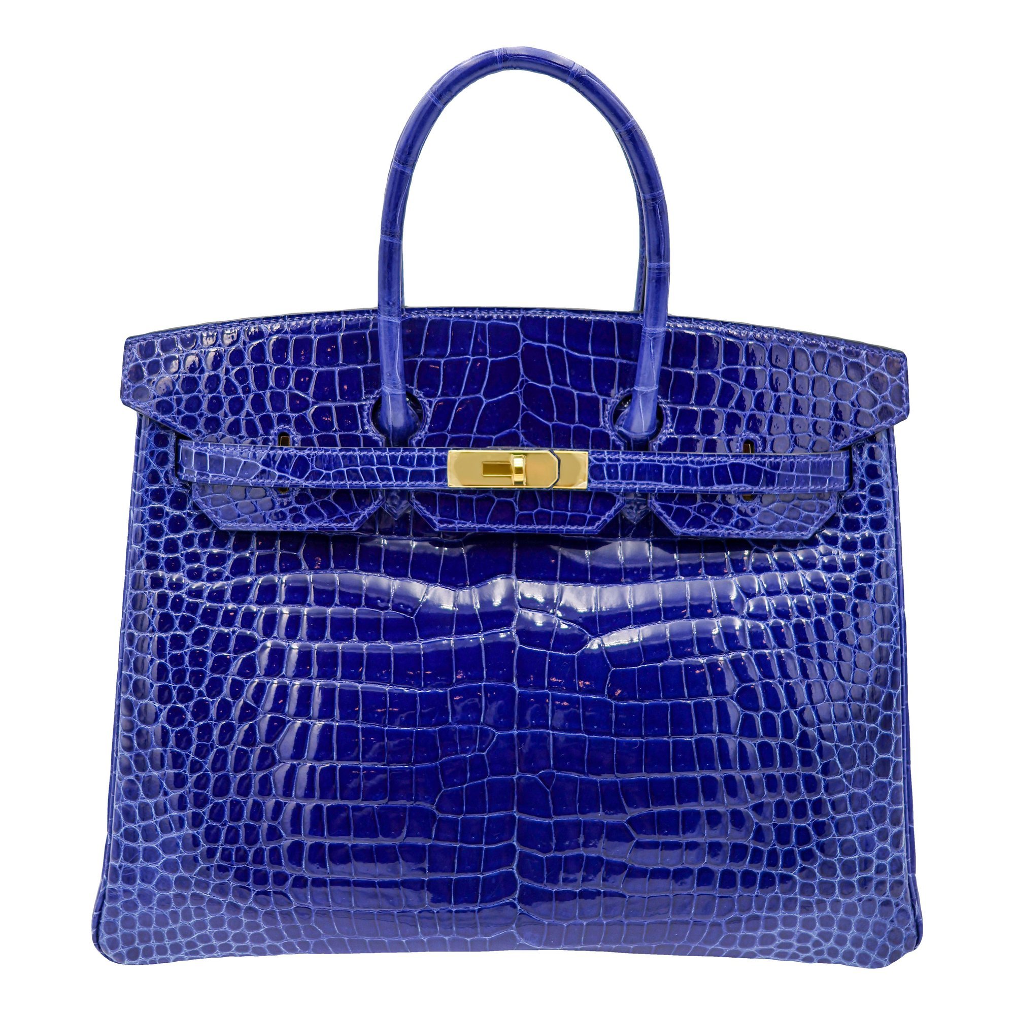 Hermes Birkin 35 Handbag Porosus Crocodile Skin 2017
