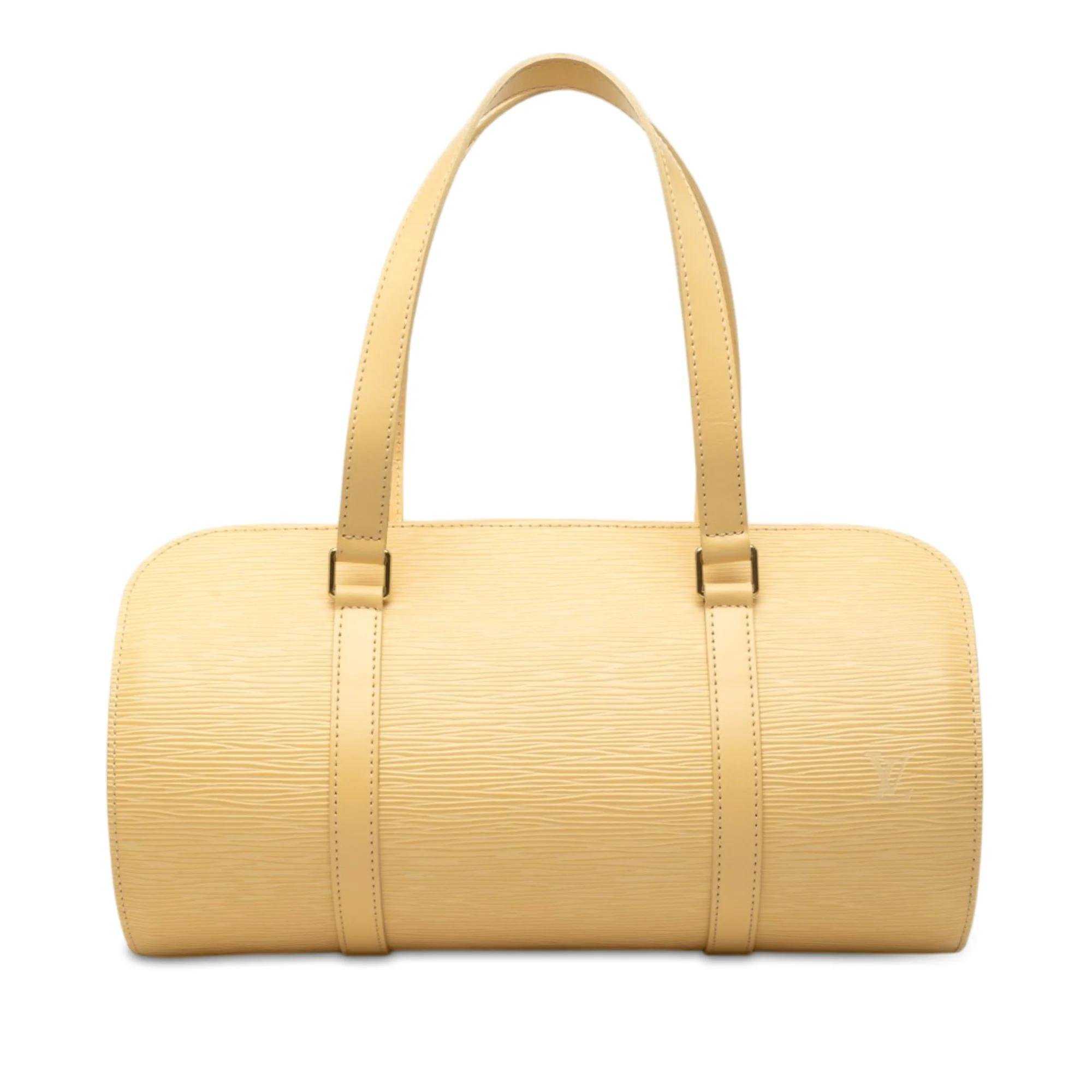 Louis Vuitton Soufflot leather handbag