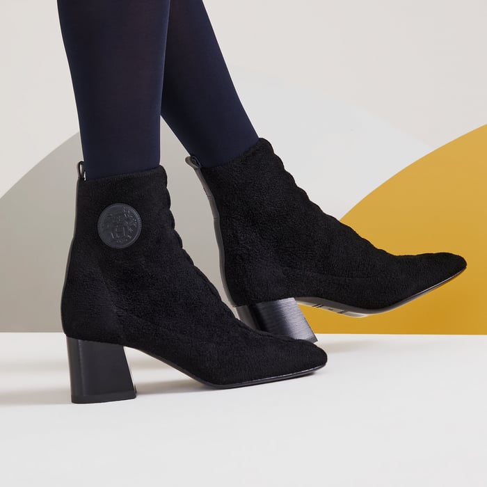 Noir Bota De Cano Baixo Volver 60