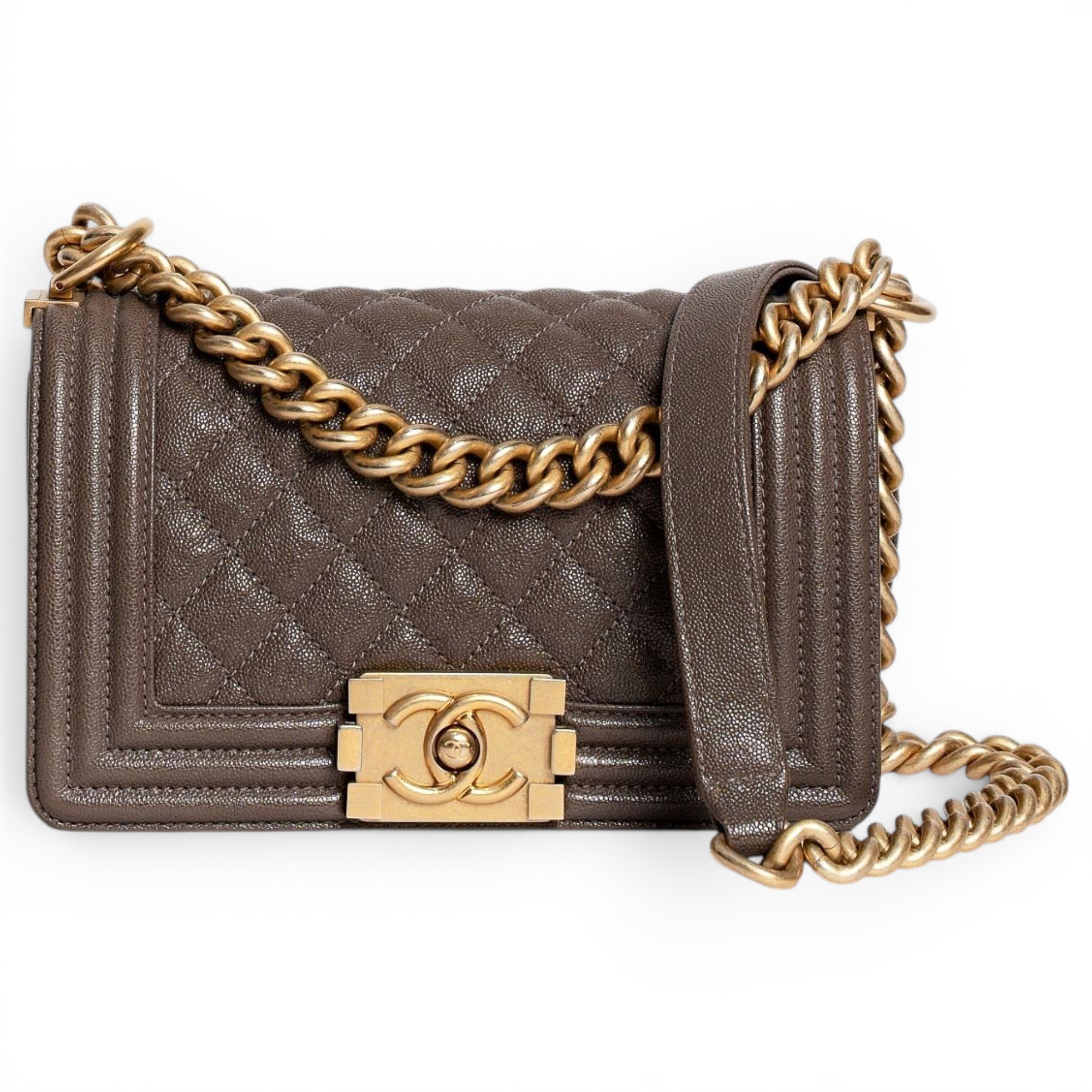 Boy leather crossbody bag
