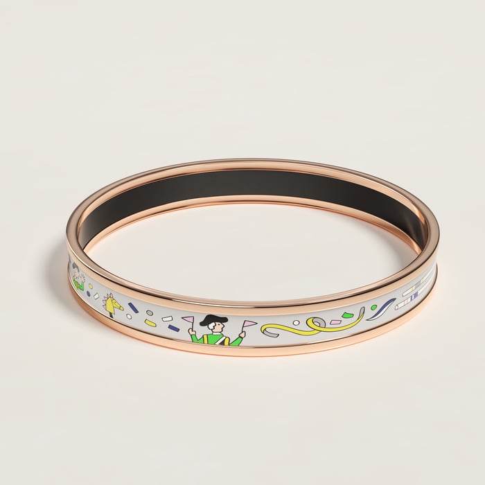 Gris l'Epopee d'Hermès Bangle