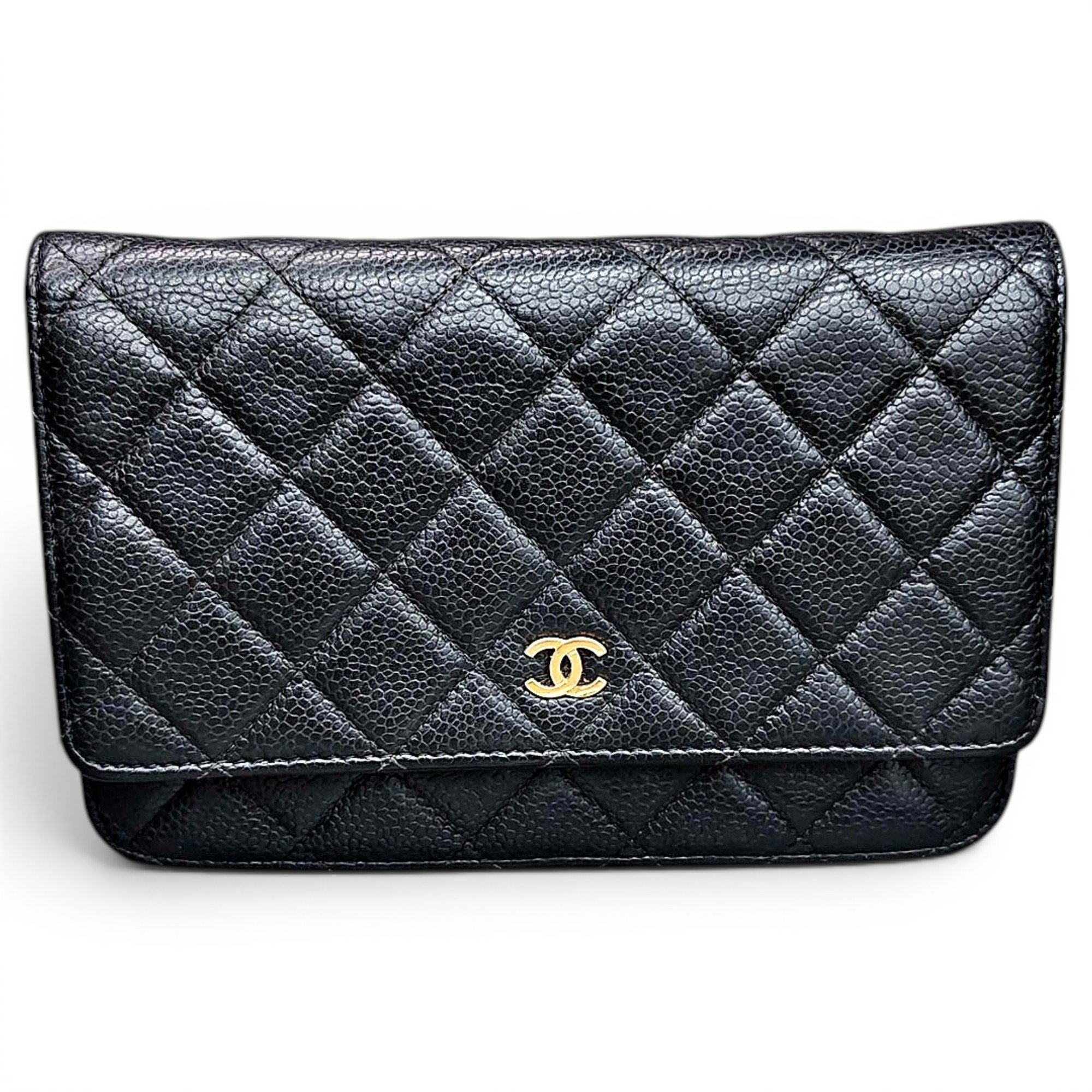 Wallet On Chain Timeless/Classique leather handbag