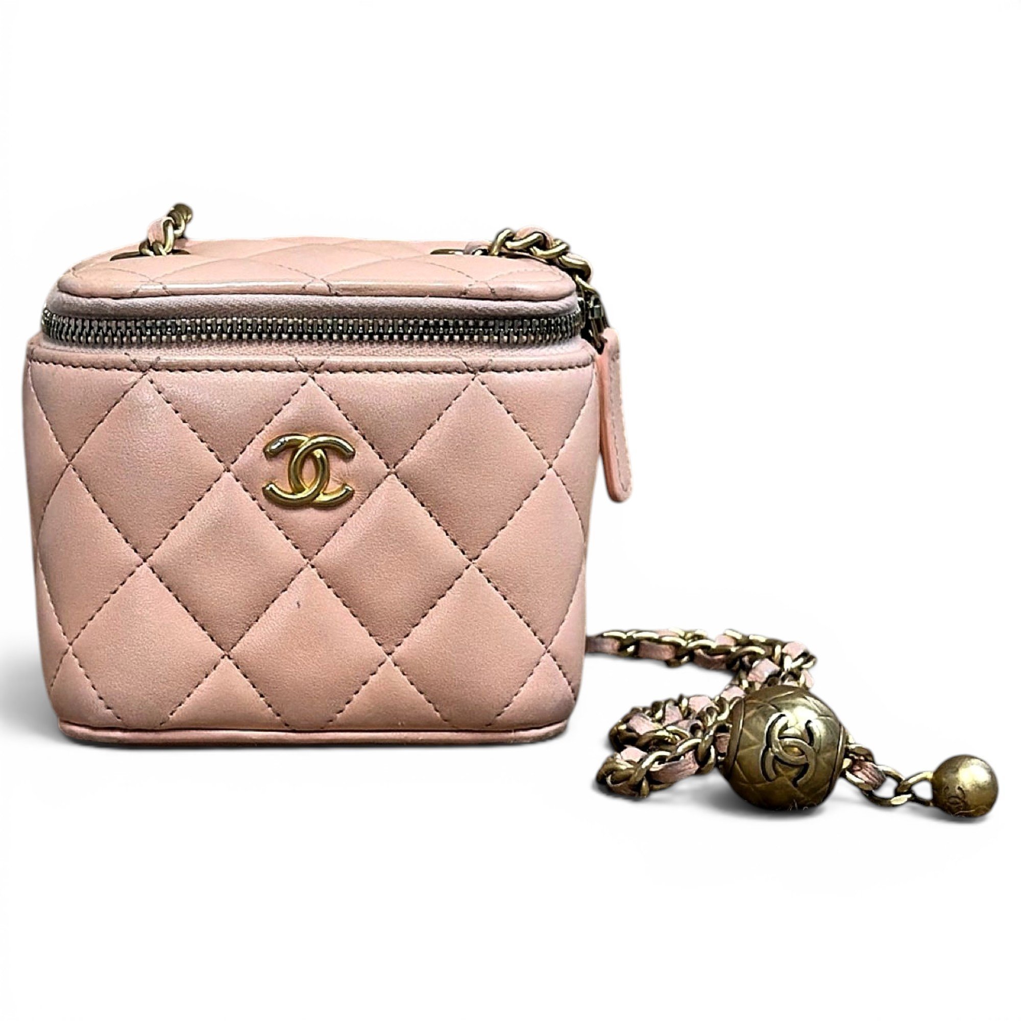 Vanity leather mini bag