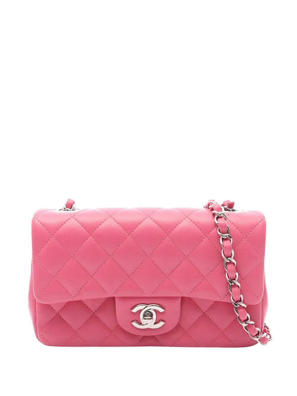 2019 Mini Rectangular Classic Lambskin Single Flap crossbody bag