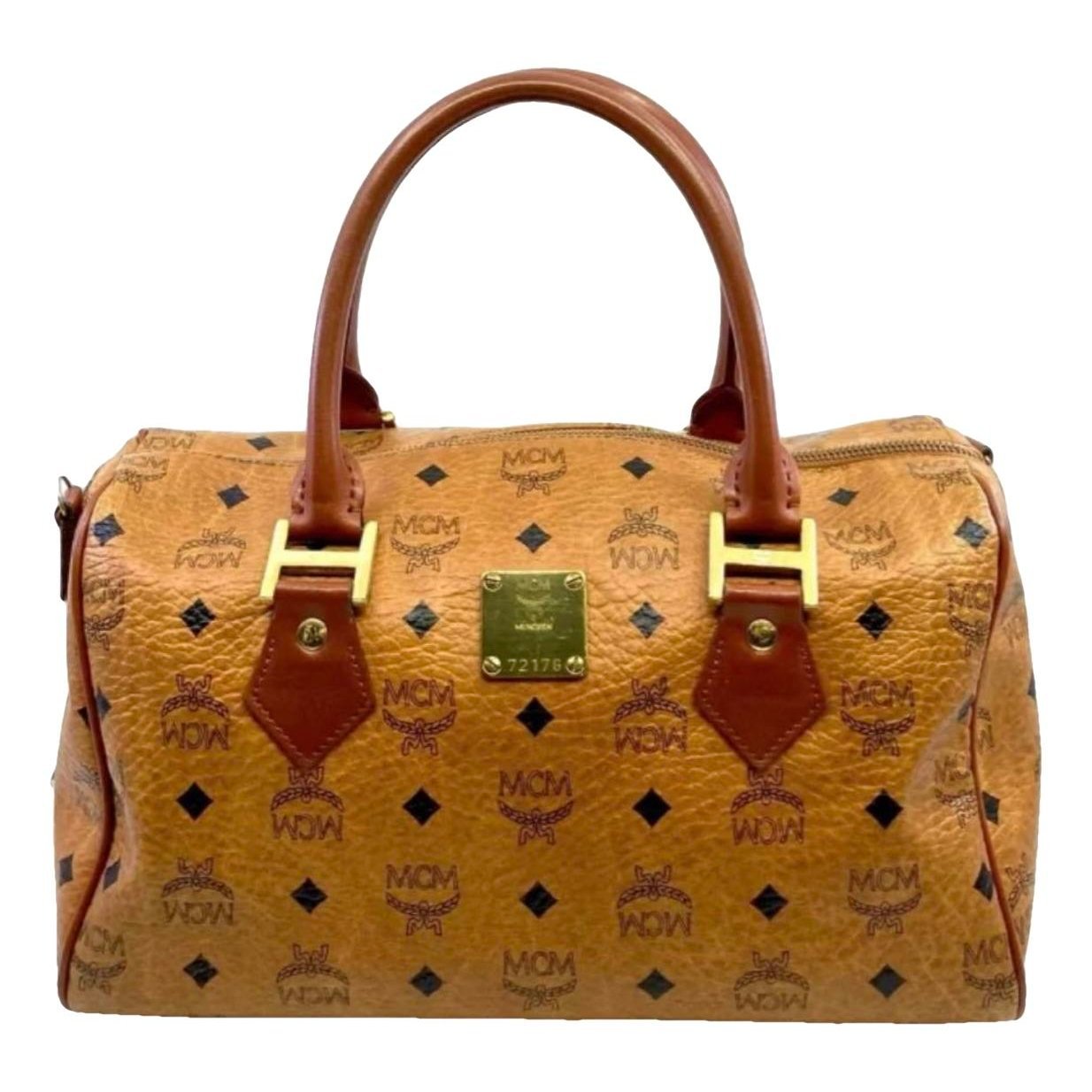 Boston leather handbag