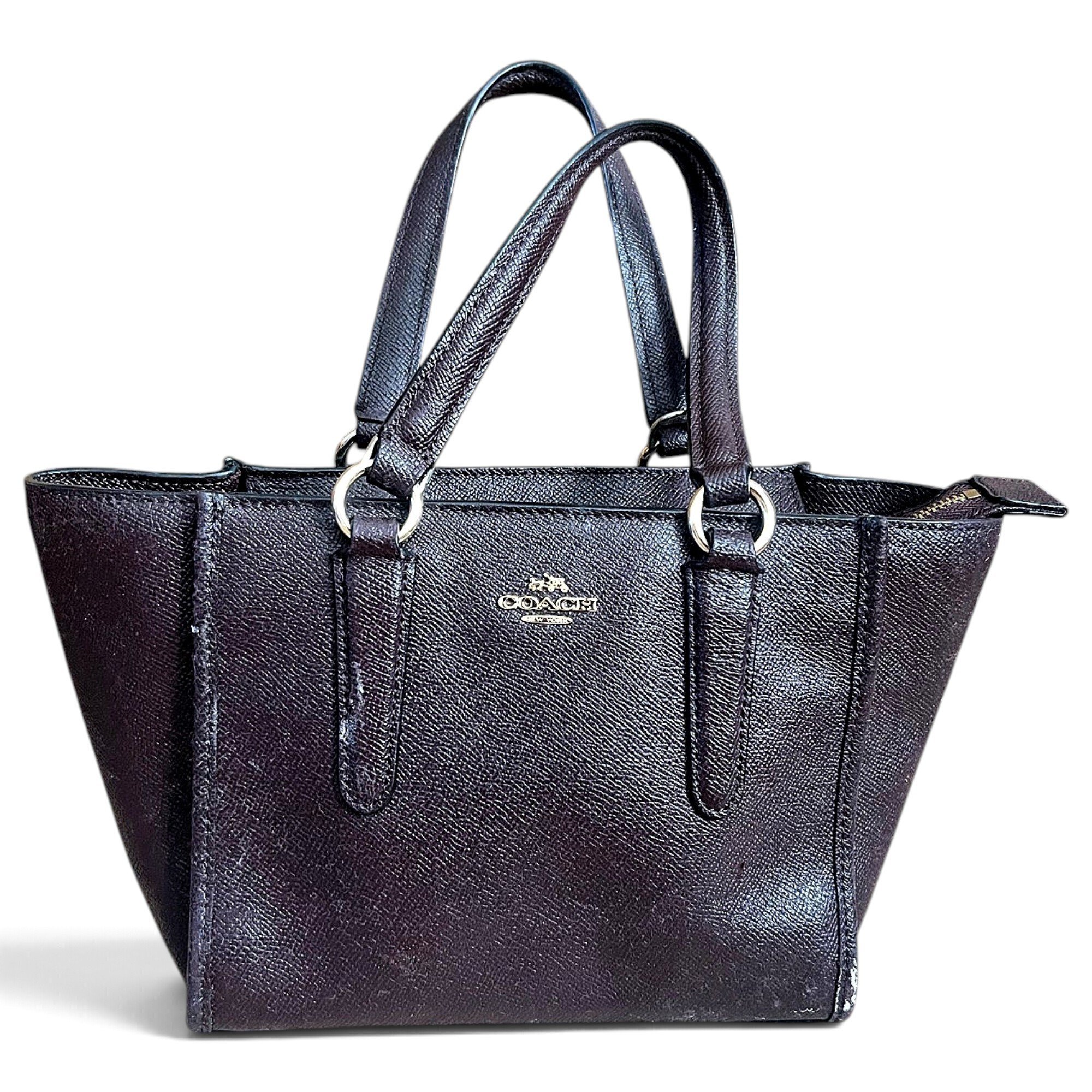 Leather tote