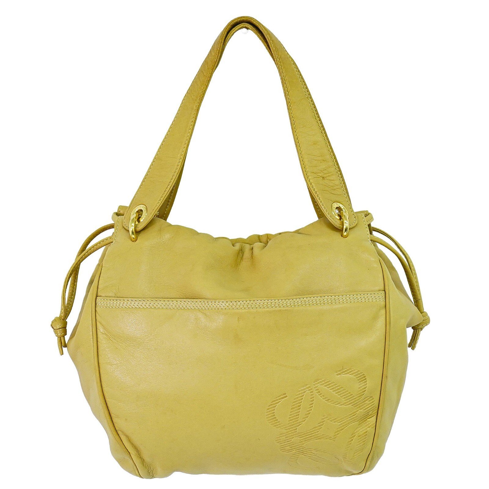 Anagram leather tote
