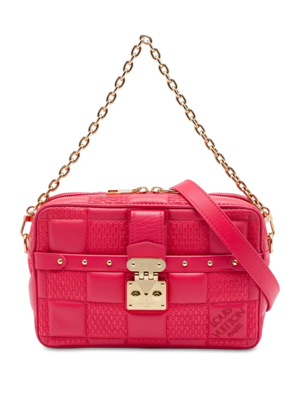 2021-2026 Damier Quilt Lambskin Troca PM satchel
